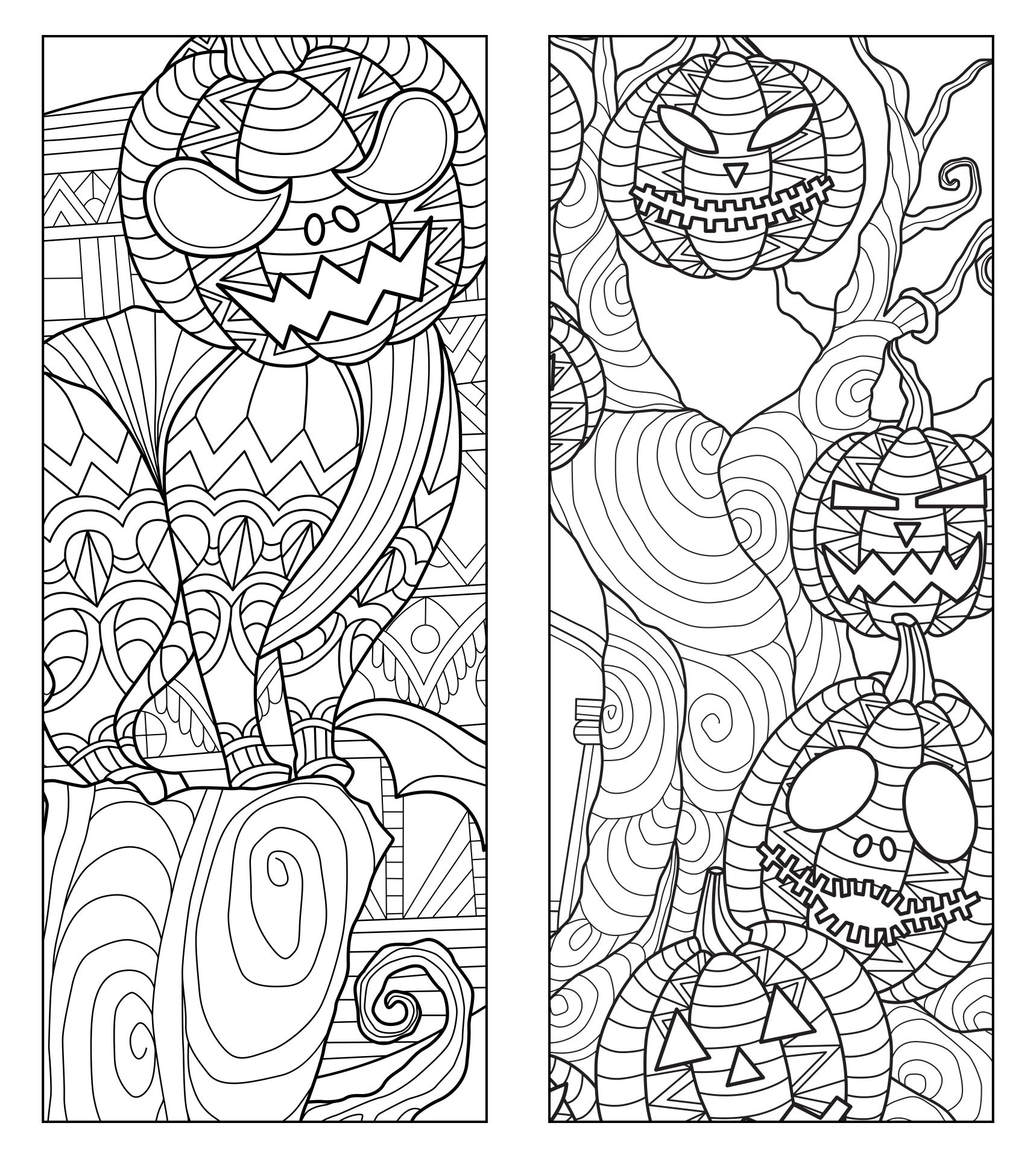 Halloween Bookmarks To Color 15 Free PDF Printables Printablee