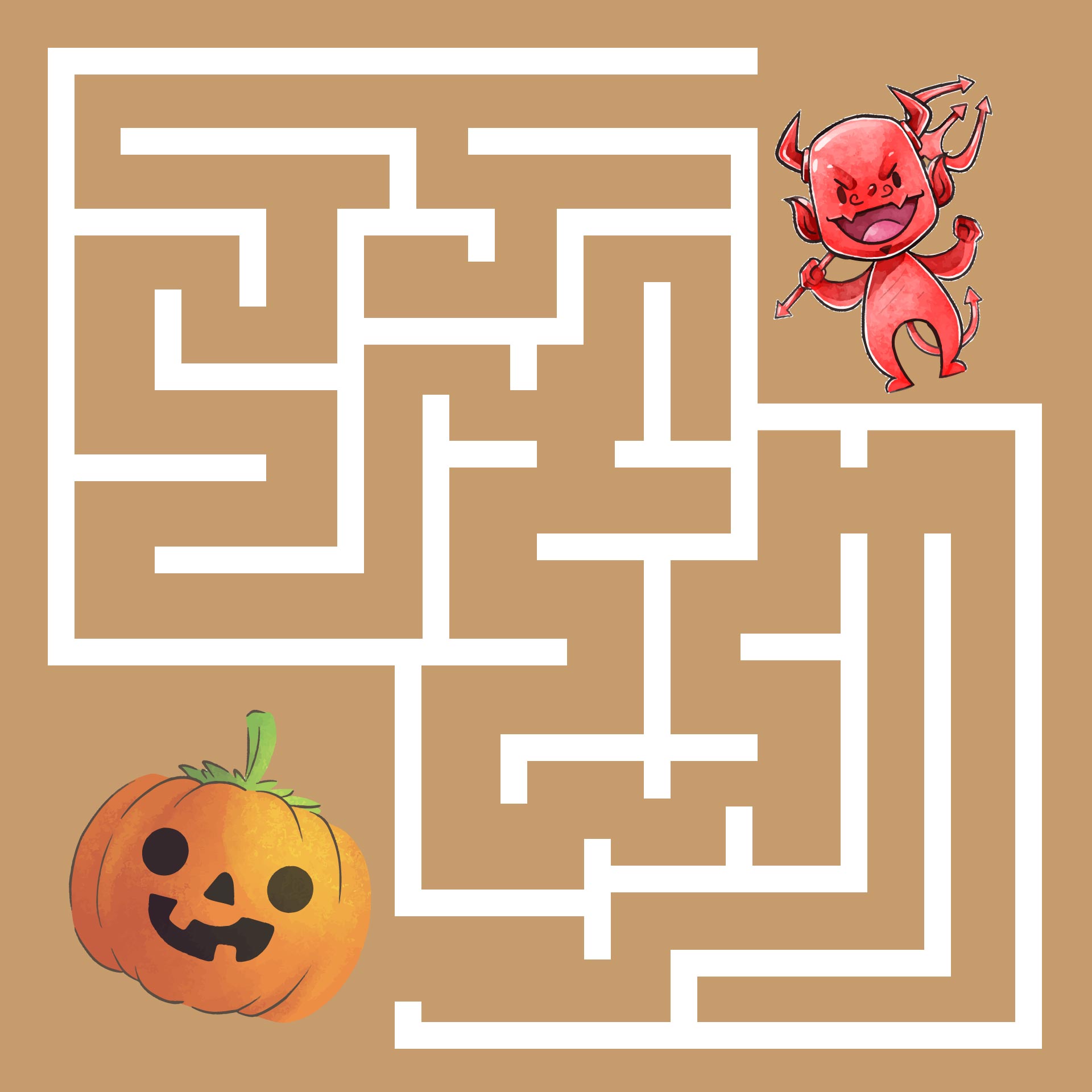 15 Best Printable Halloween Mazes And Puzzles PDF for Free at Printablee