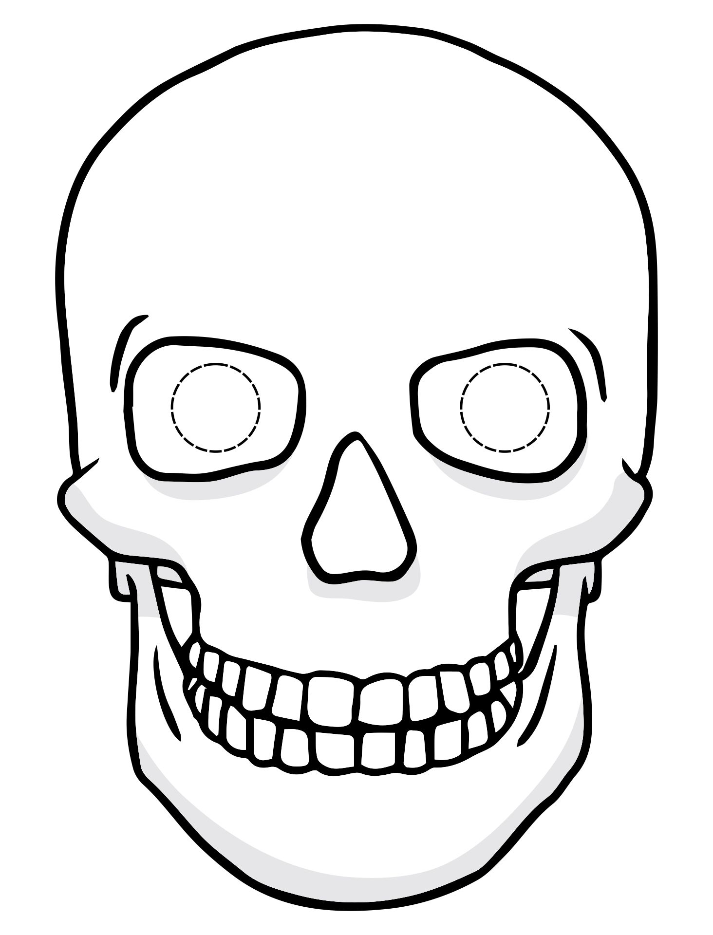 15 Best Scary Halloween Mask Templates Printable PDF for Free at Printablee