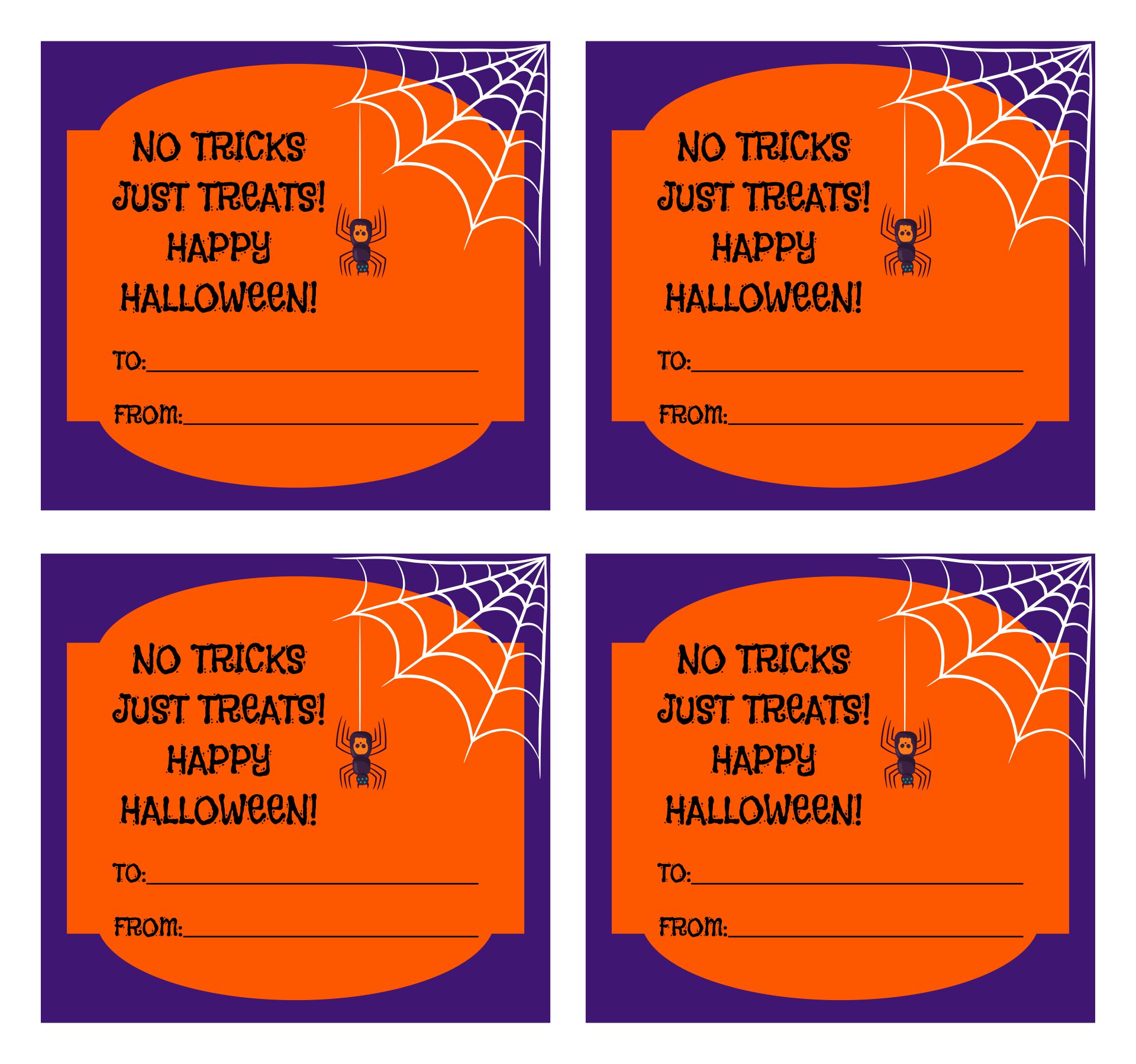 Halloween Candy Grams - 15 Free PDF Printables | Printablee