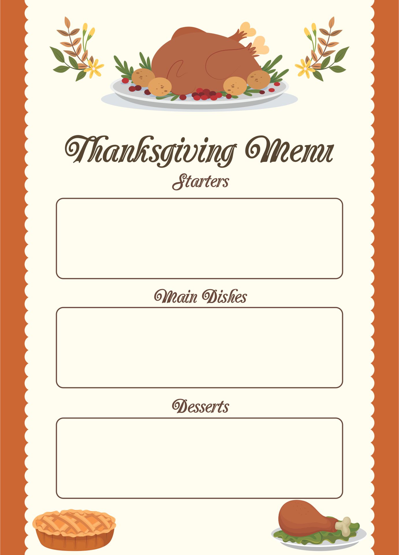 10 Best Printable Thanksgiving Menu Blank Template PDF for Free at ...