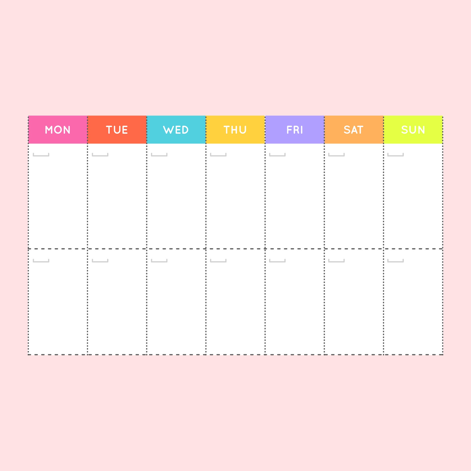 10 Week Calendar Printable