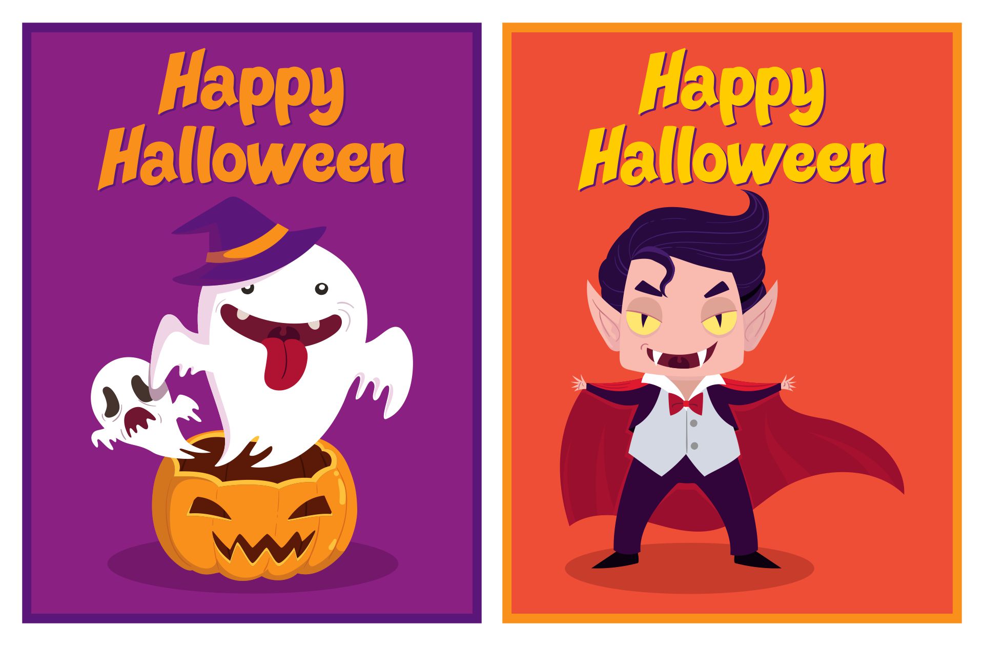 15 Best Halloween Printable Cards To Color Printablee