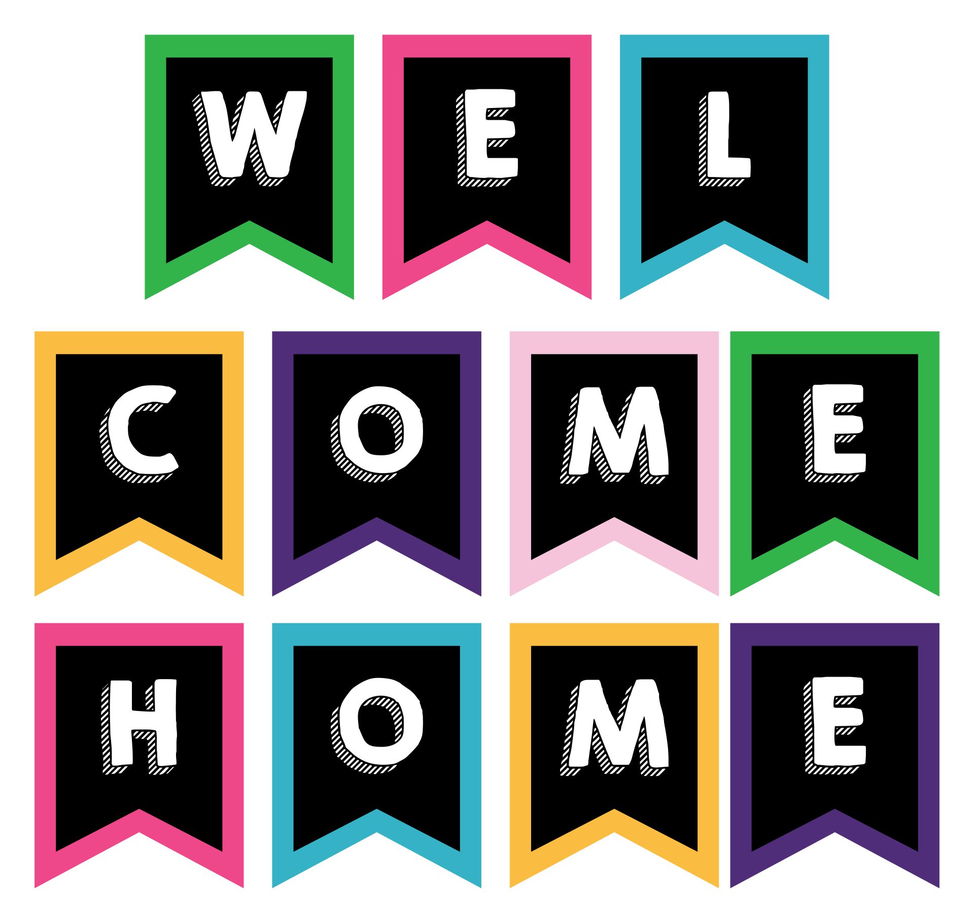 Welcome Home Signs 10 Free PDF Printables Printablee
