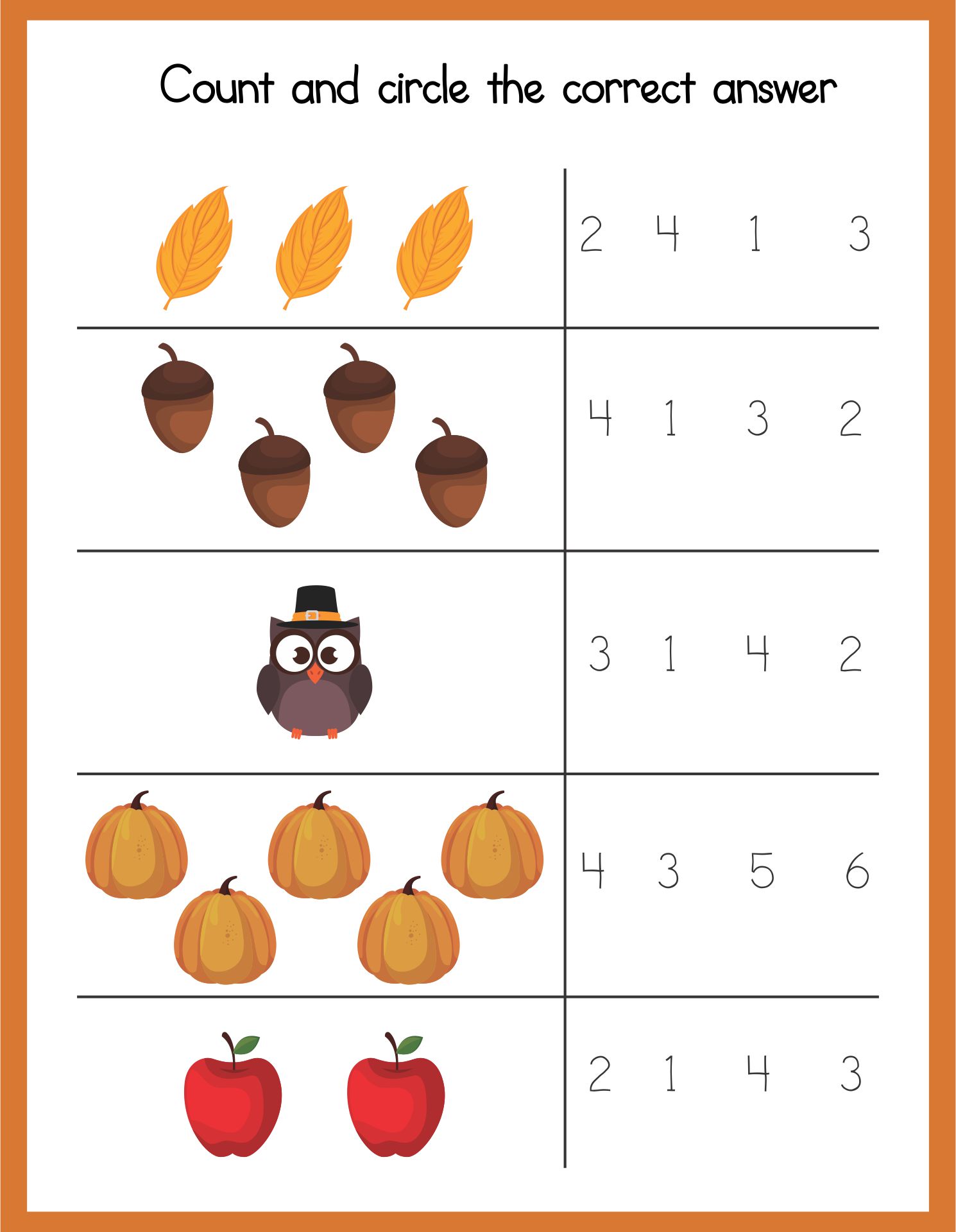 10 Best Free Printable Fall Worksheets PDF for Free at Printablee