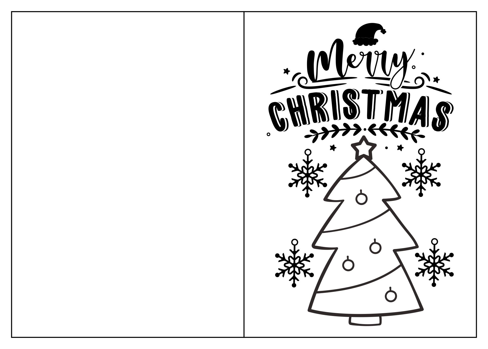 Black And White Holiday Christmas Cards 15 Free PDF Printables Black And White Holiday Christmas Cards 15 Free PDF Printables