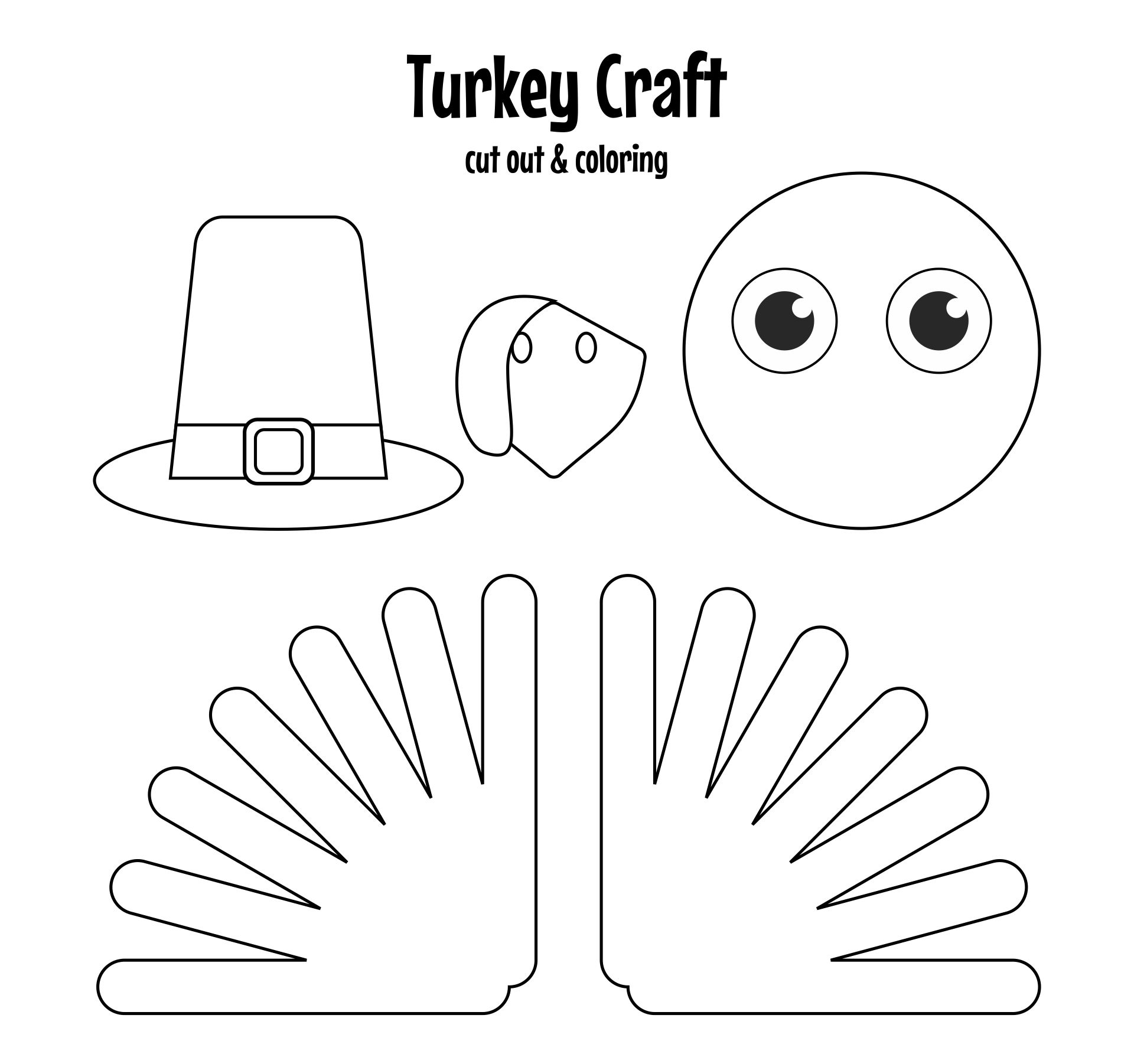 10 Best Free Thanksgiving Turkey Printables PDF for Free at Printablee