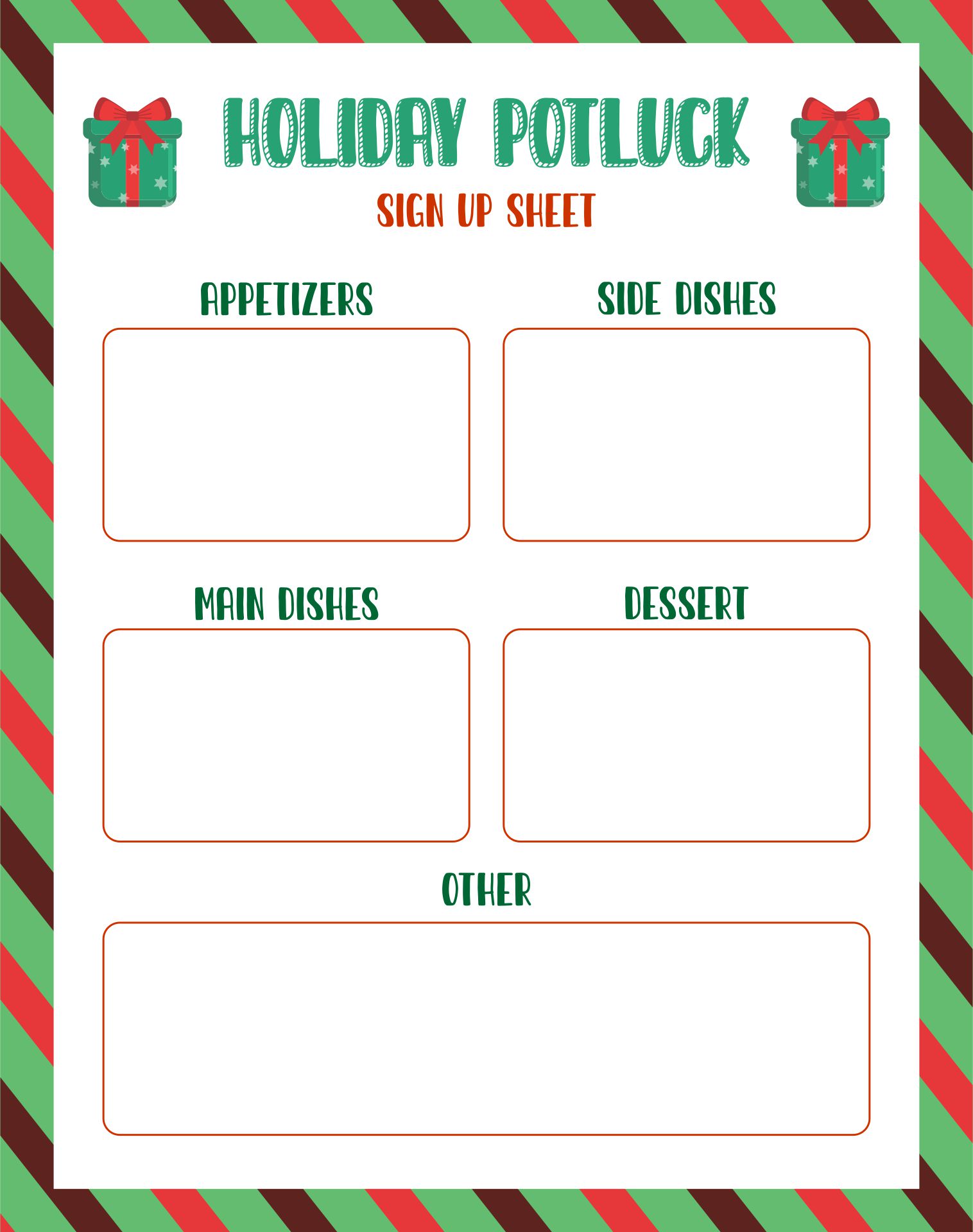 15 Best Christmas Party Printable Sign Up Sheet PDF For Free At Printablee