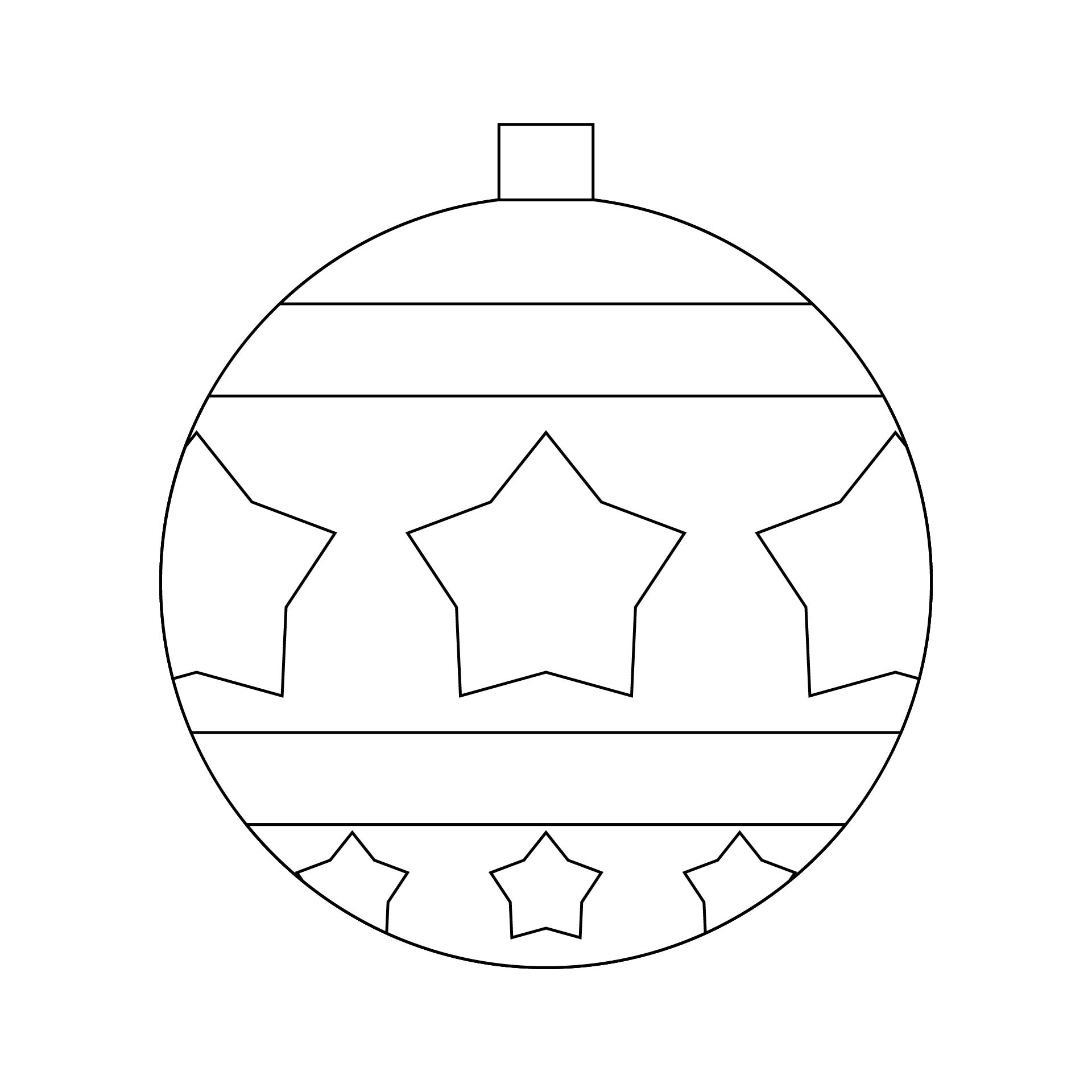 15 Best Free Printable Christmas Ornament Templates PDF for Free at ...