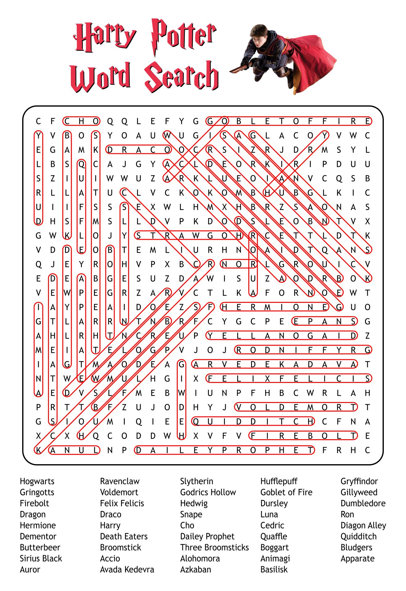 Printable Mega Word Search
