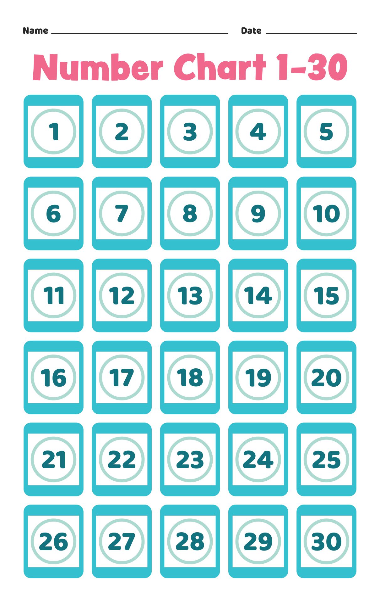 Number Chart 1 100 15 Free PDF Printables Printablee Number Chart 1 100 15 Free PDF Printables Printablee