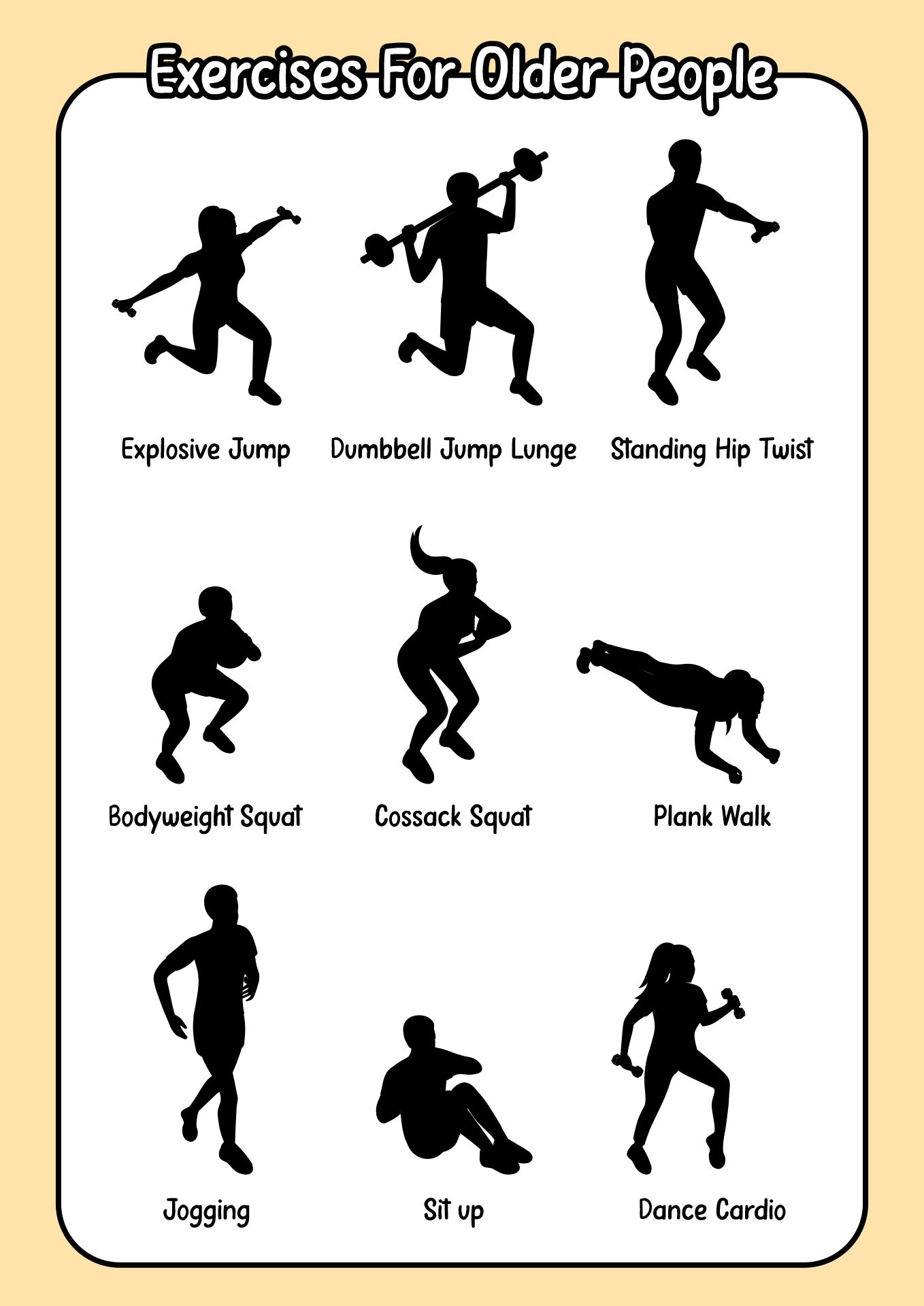 20 Best Printable Chair Yoga Exercises For Seniors PDF For 42 OFF