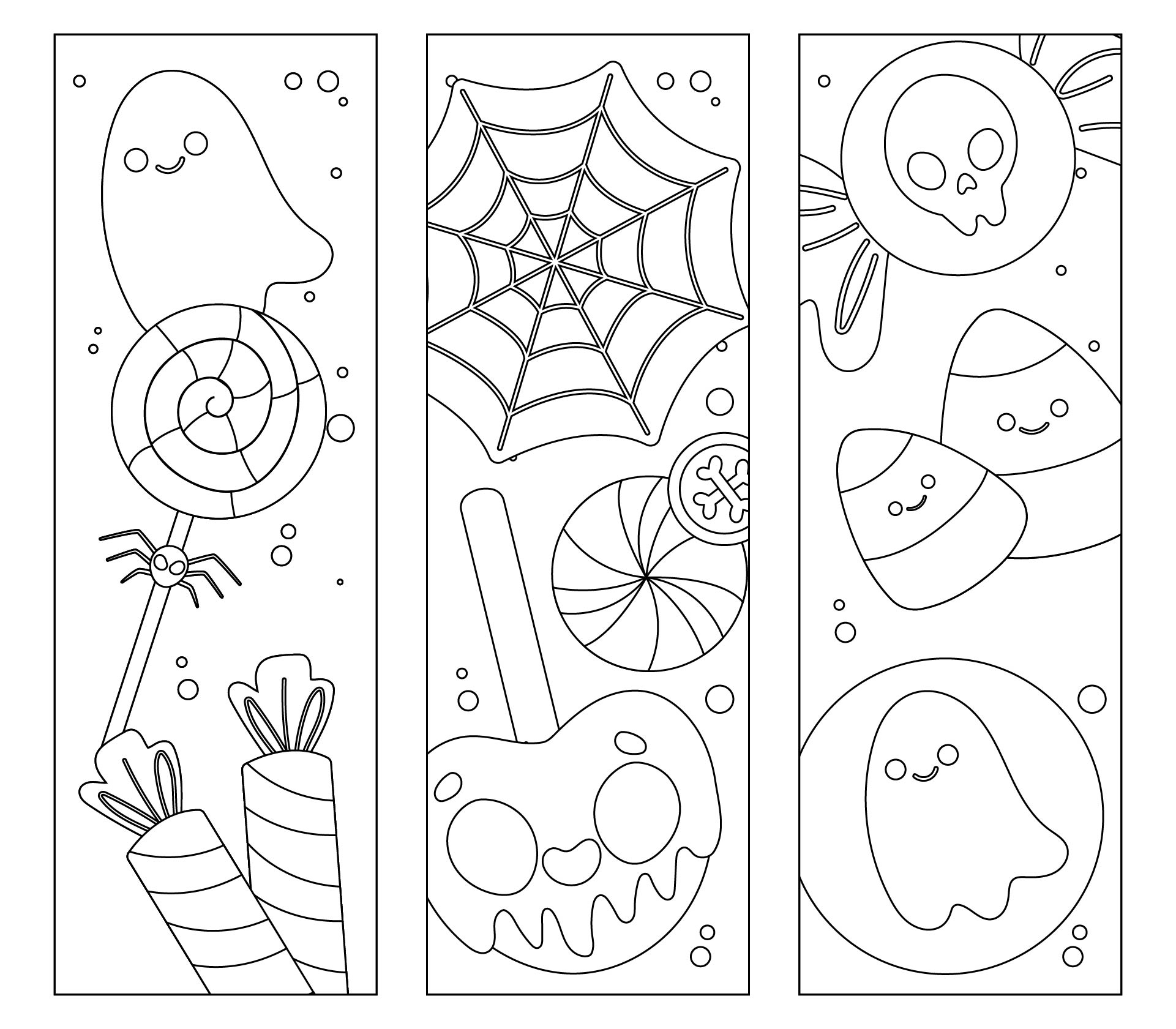 15 Best Printable Halloween Bookmarks To Color PDF for Free at Printablee