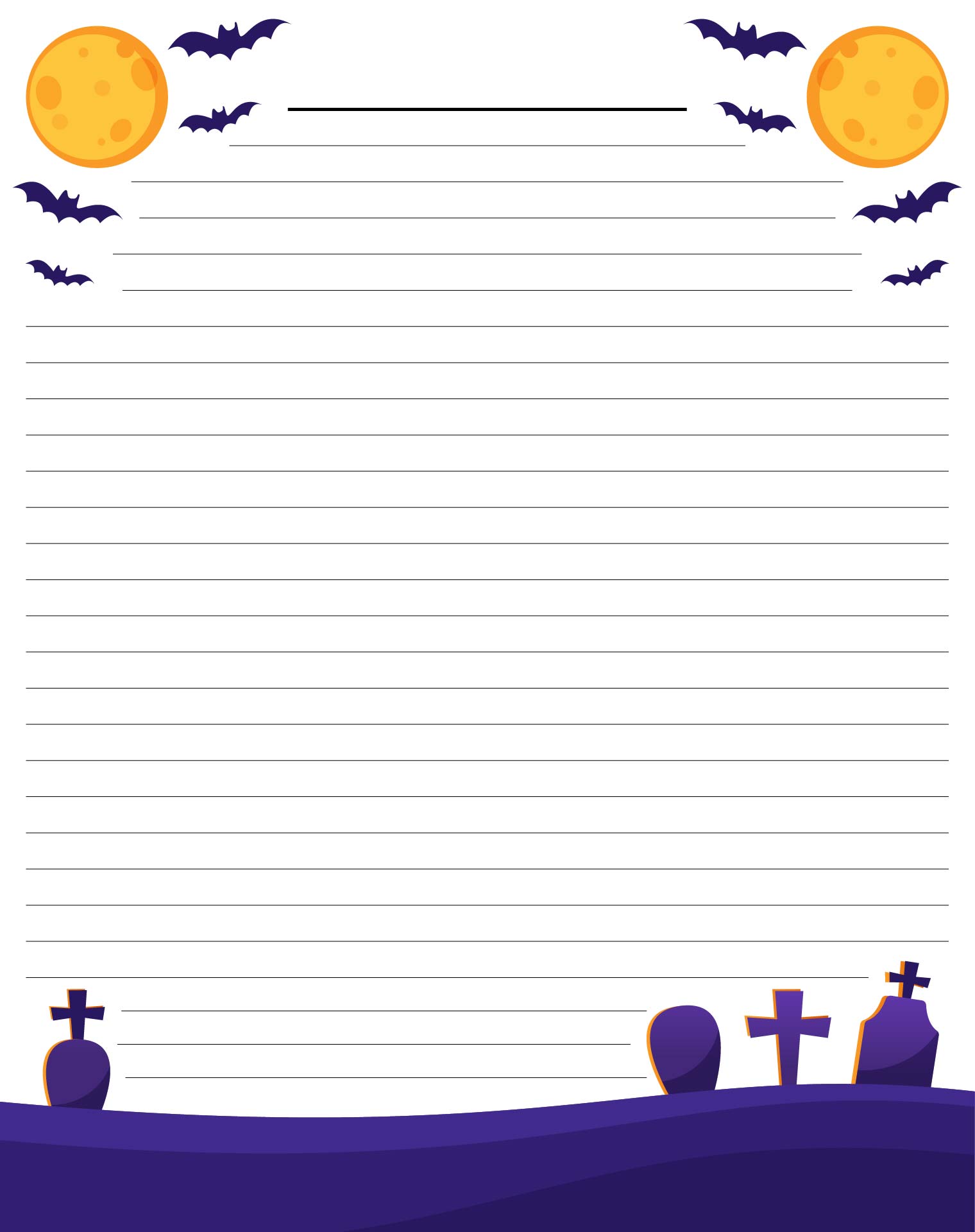 15 Best Printable Halloween Templates Printablee