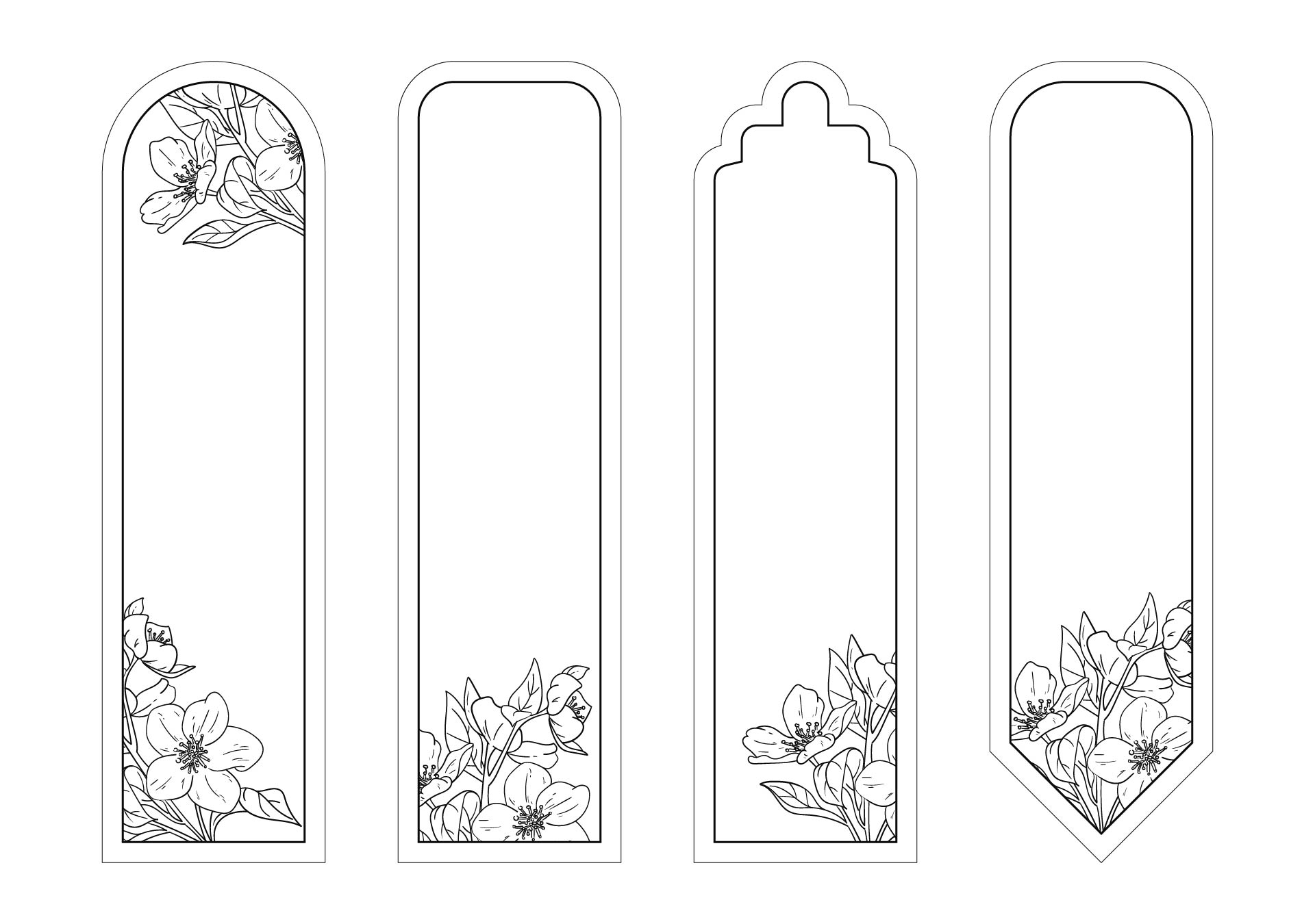 10 Best Blank Printable Bookmarks PDF For Free At Printablee