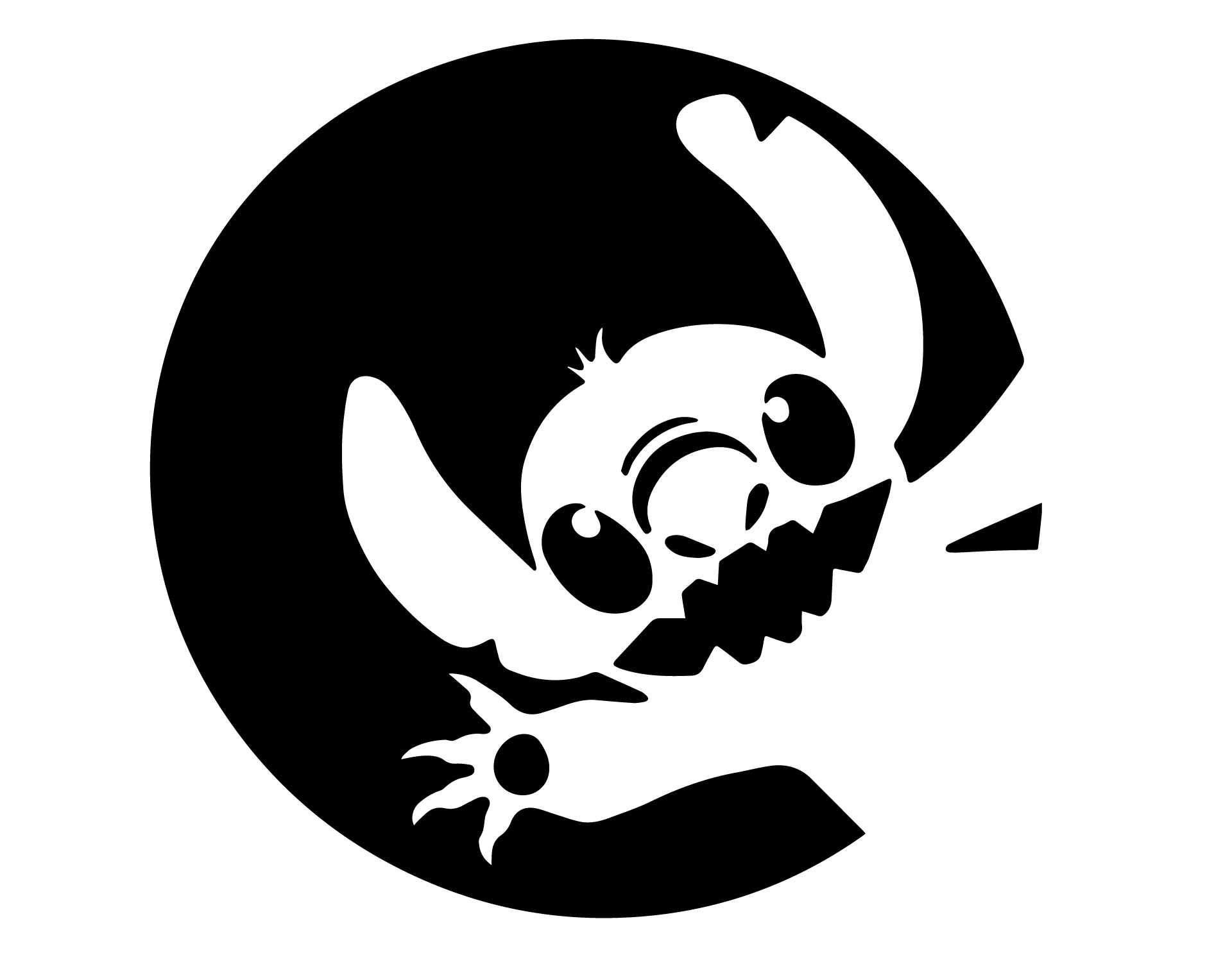 Oogie Boogie Pumpkin Stencil