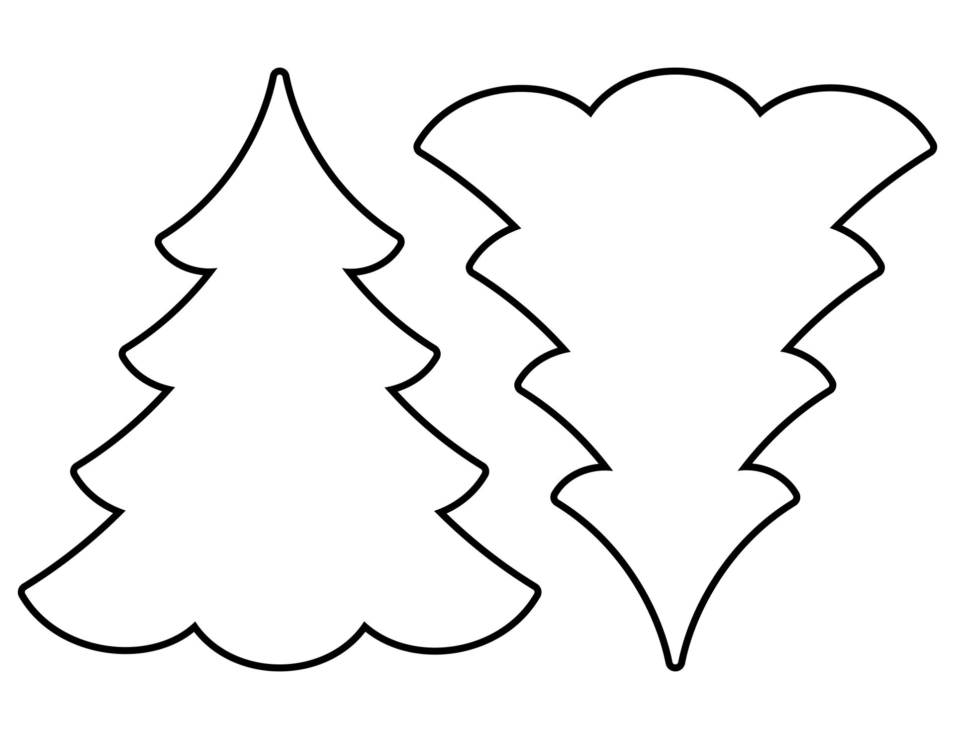 15 Best Large Christmas Tree Printable Templates PDF for Free at Printablee
