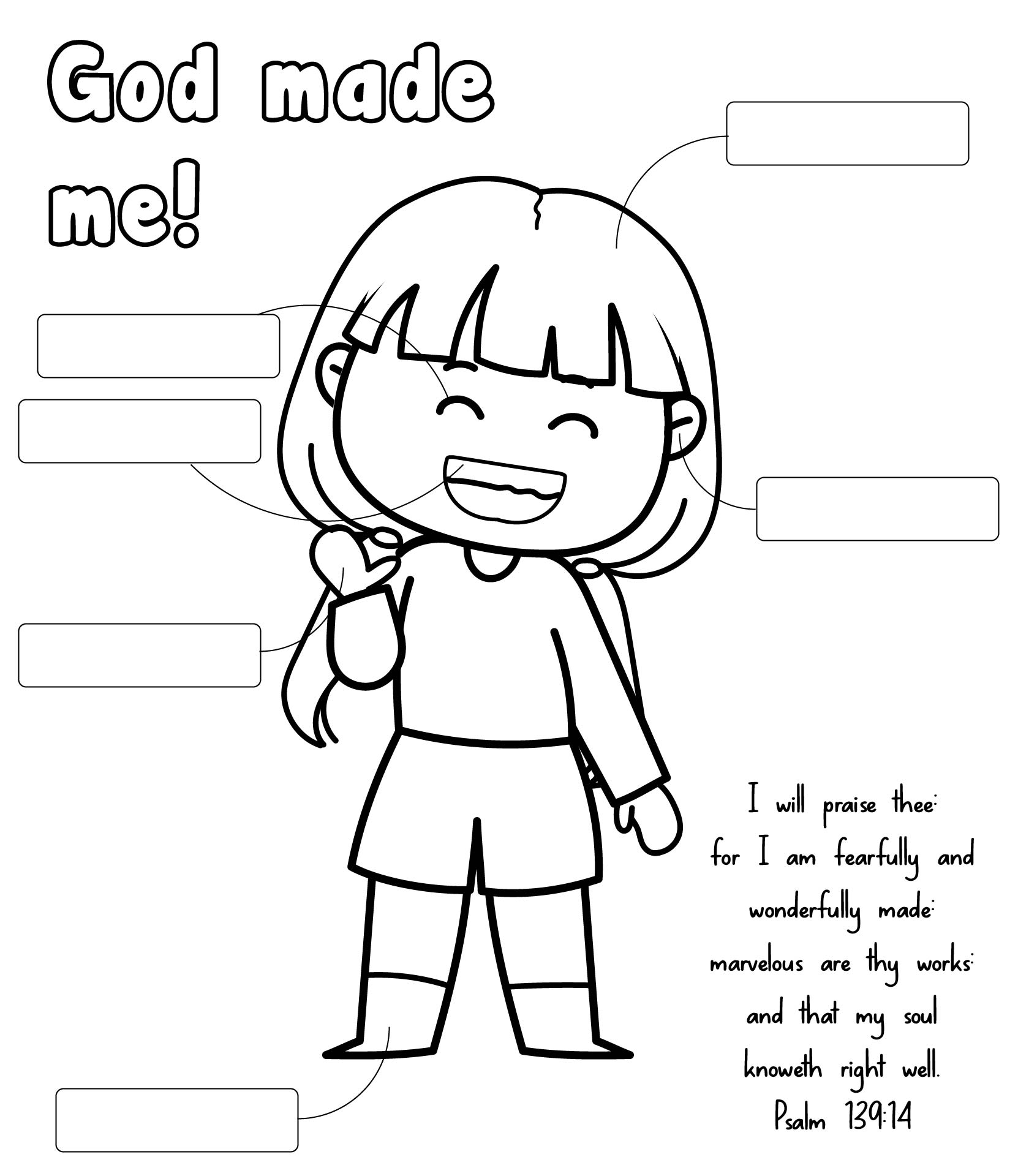 God Made Me Special Coloring Pages 20 Free PDF Printables Printablee God Made Me Special Coloring Pages 20 Free PDF Printables Printablee