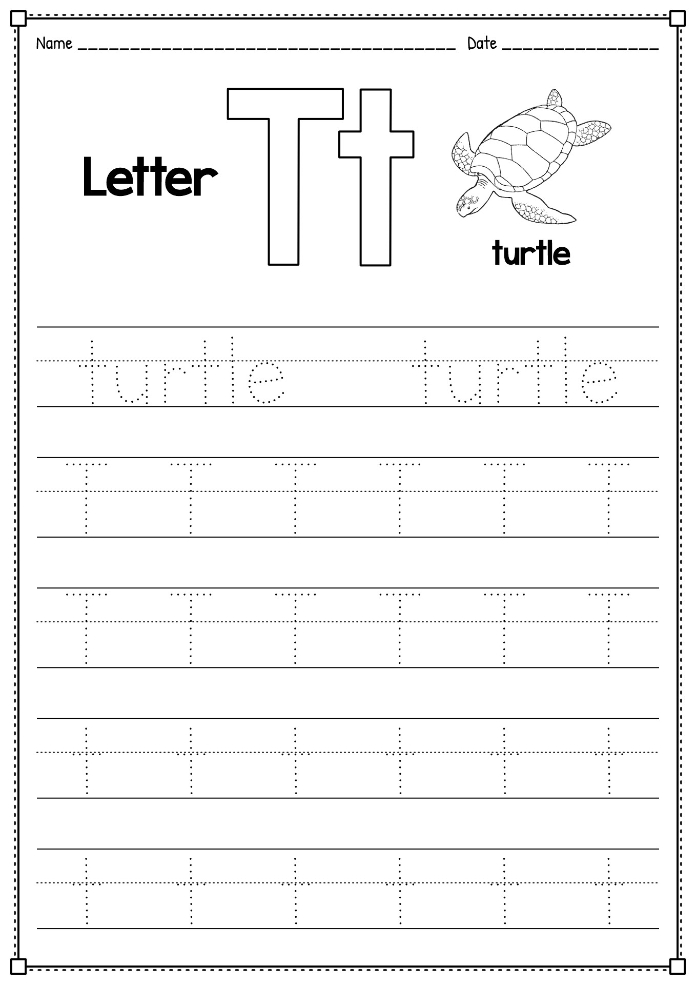 20 Best Free Printable Alphabet Tracing Letters PDF for Free at Printablee
