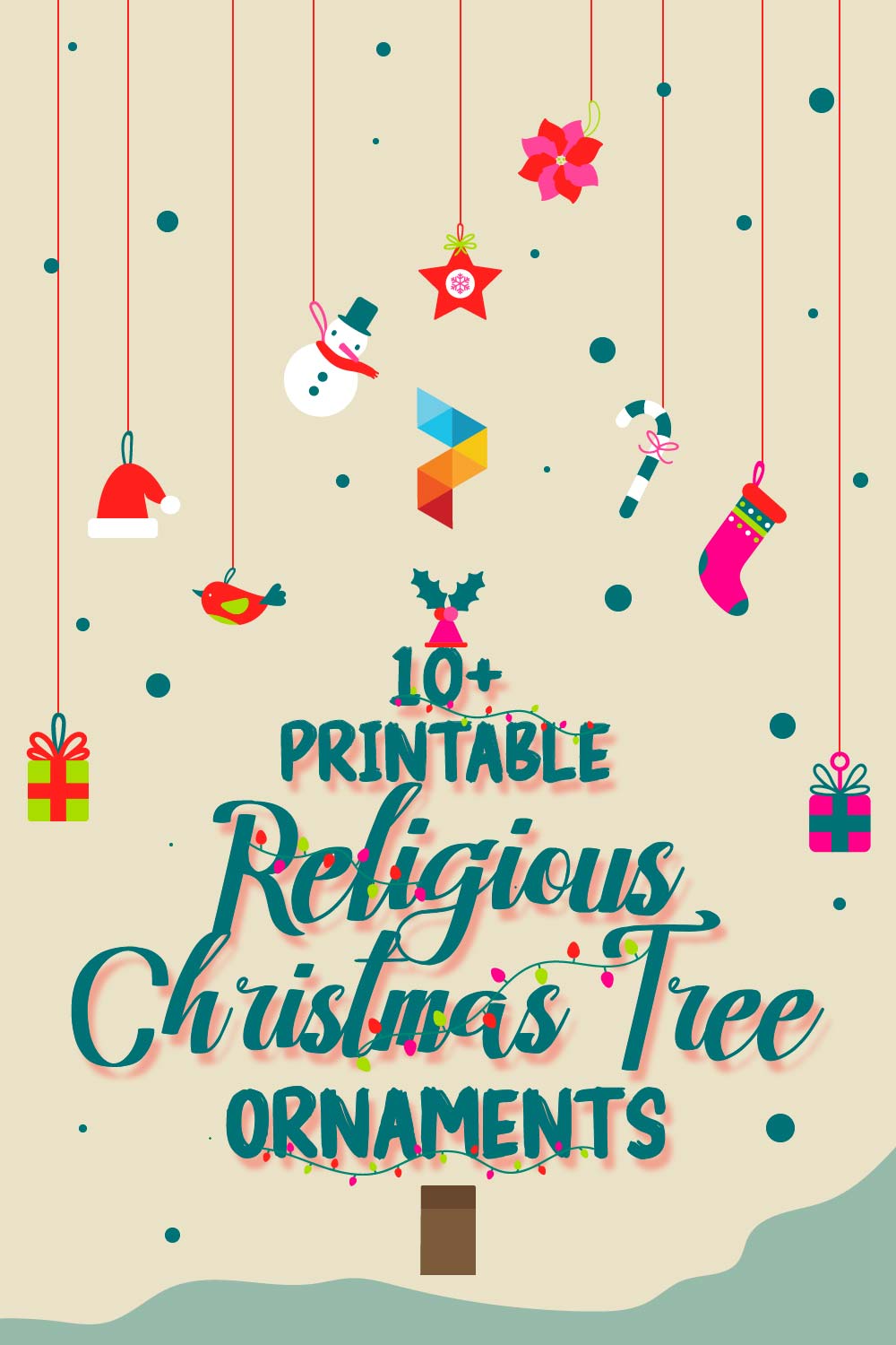 Printable Religious Christmas Tree Ornaments