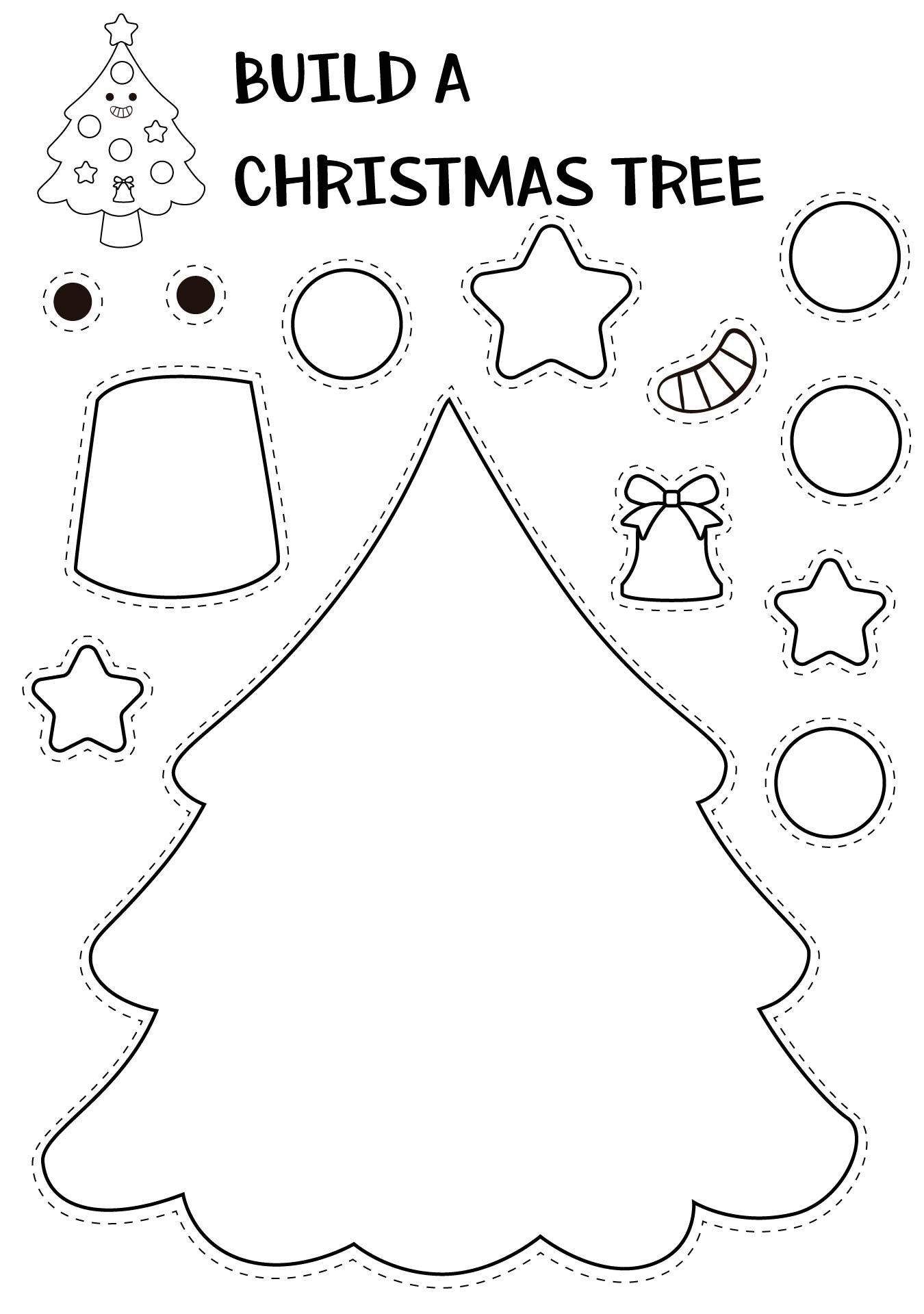 14 Best Free Printable Preschool Christmas Crafts PDF for Free at ...