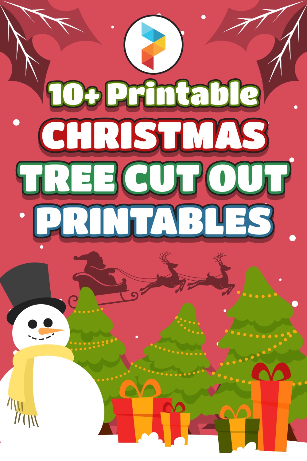 Christmas Tree Cut Out Printables