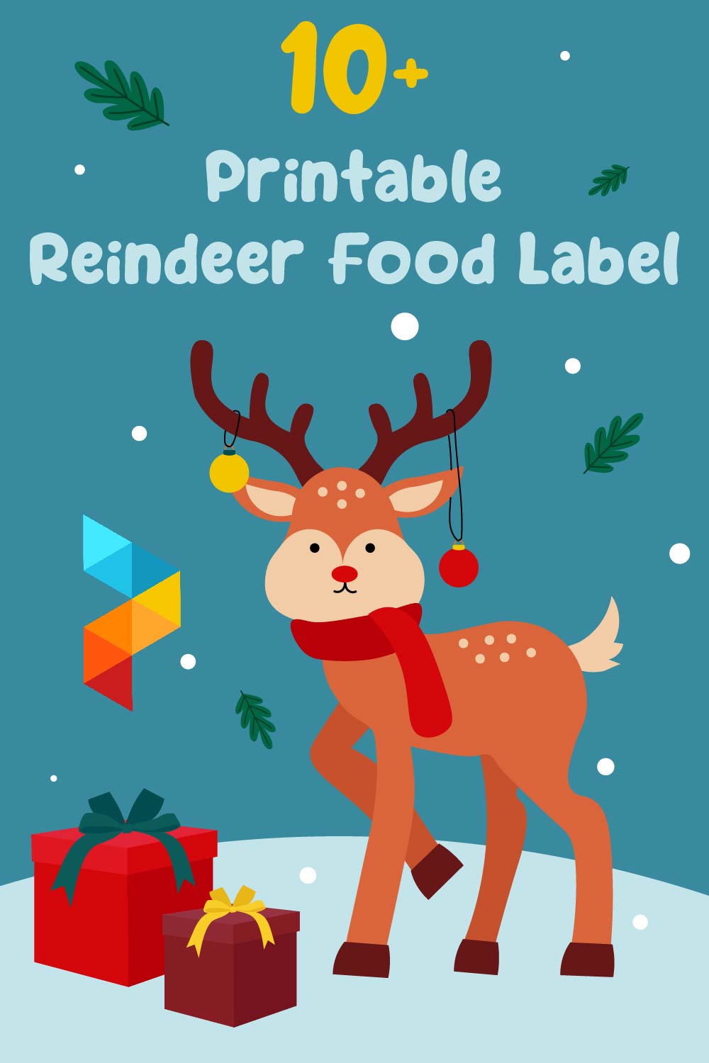 Reindeer Food Label Reindeer Food Label