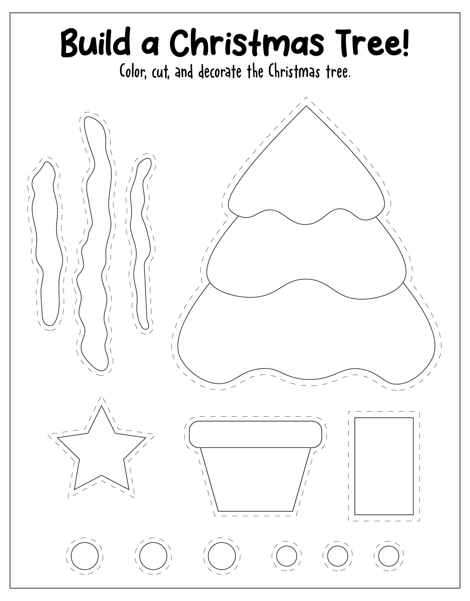 14 Best Free Printable Preschool Christmas Crafts PDF for Free at ...