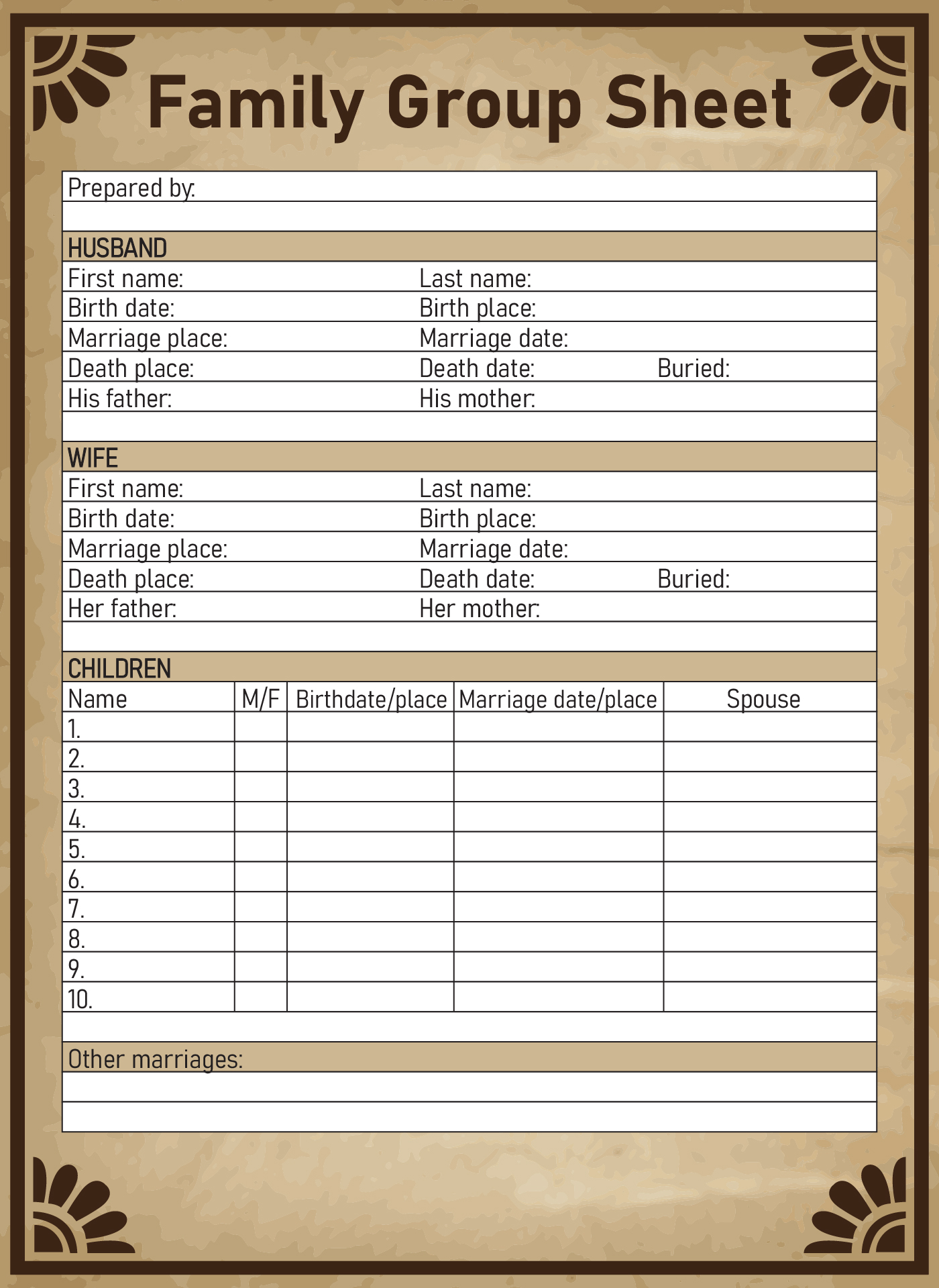 Lds Family Group Sheet Resources To Help New Members Progress On The Lds Family Group Sheet Resources To Help New Members Progress On The