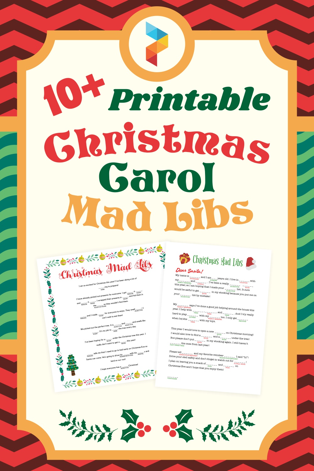 Christmas Carol Mad Libs