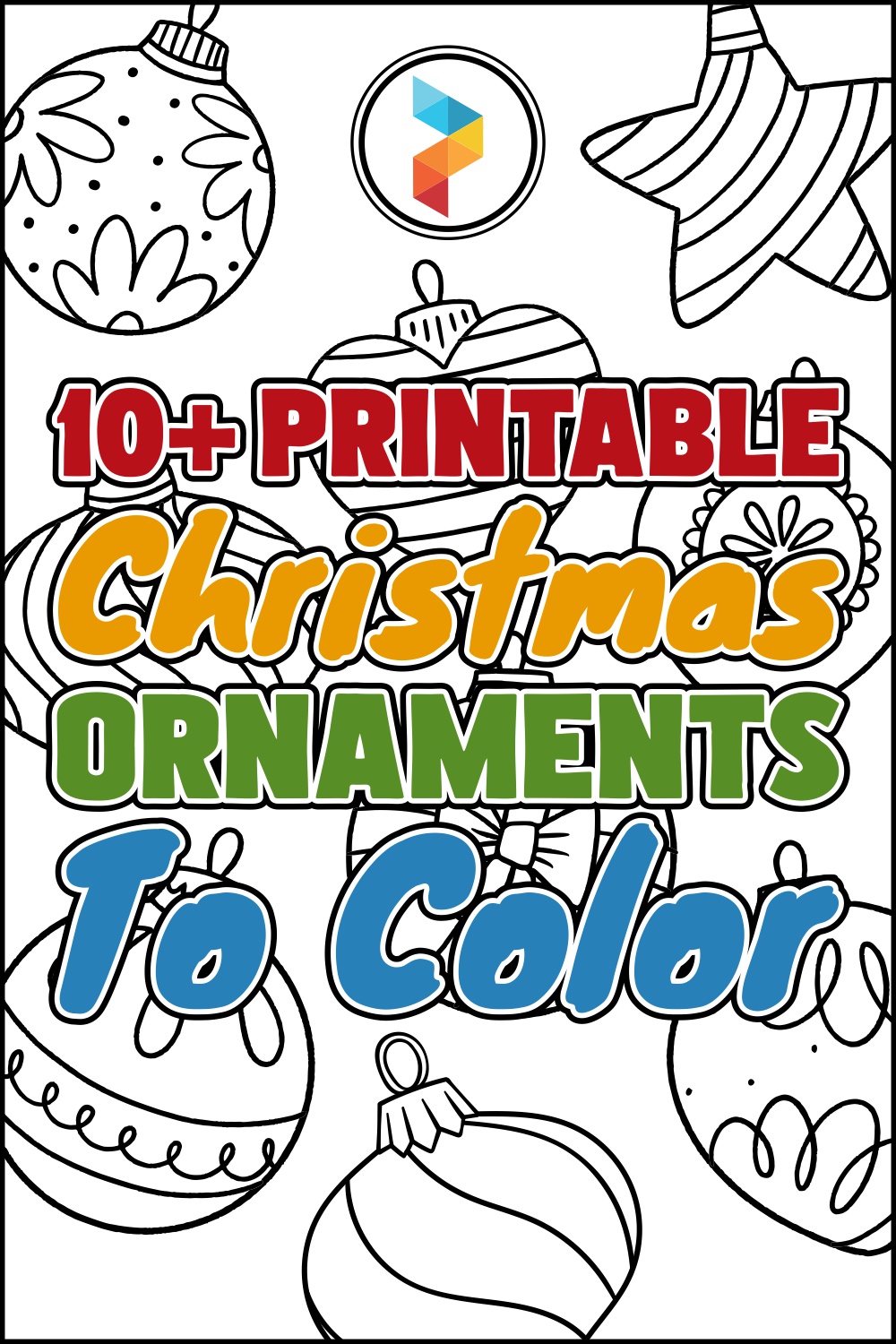 Christmas Ornaments To Color