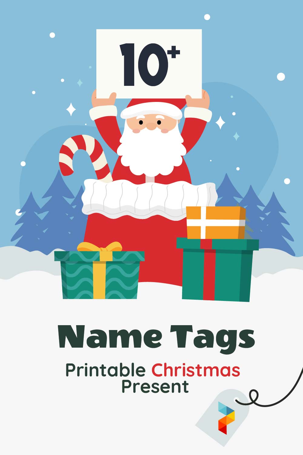 Name Tags Printable Christmas Present