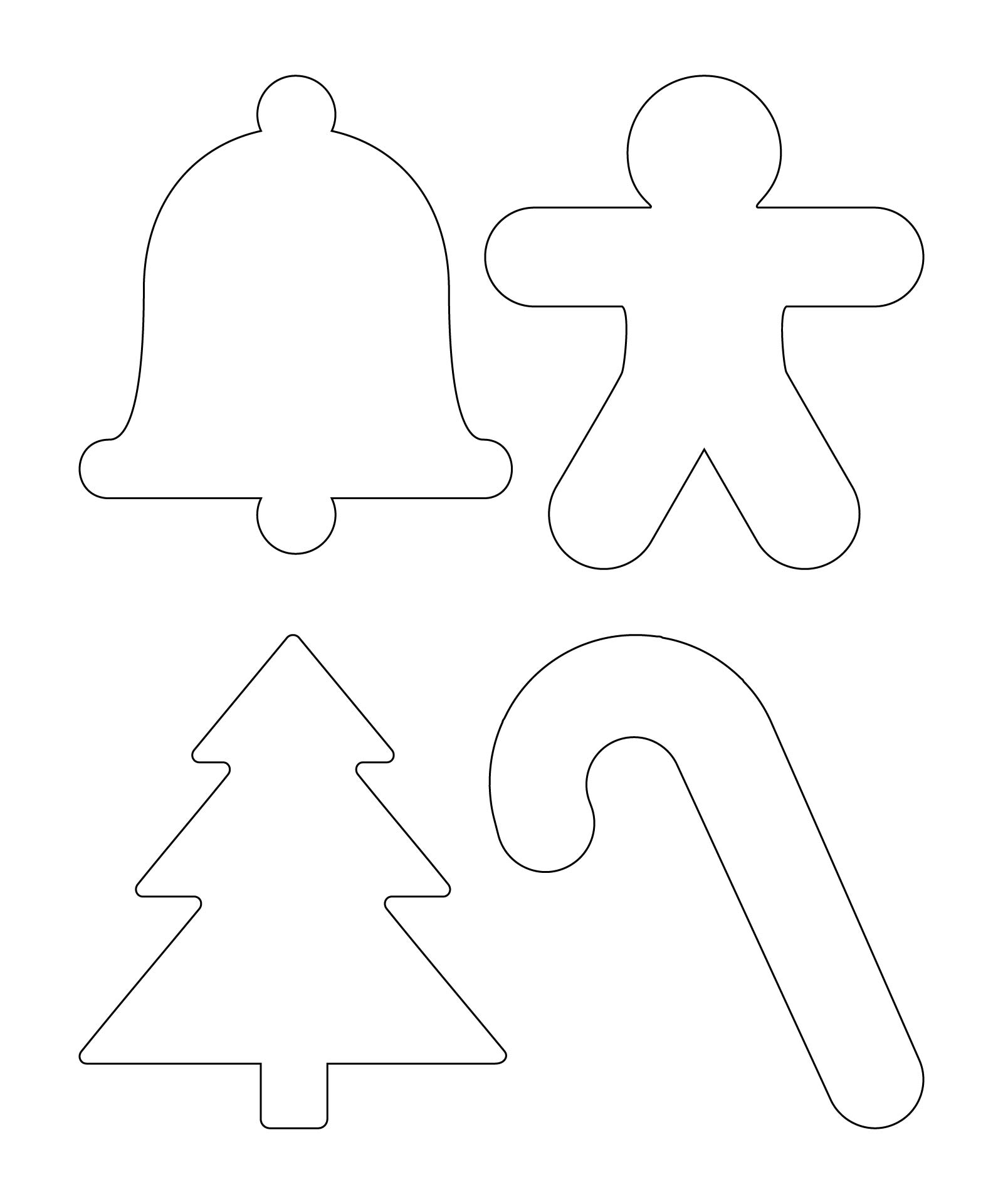 10 Best Free Printable Christmas Shapes Template PDF for Free at Printablee