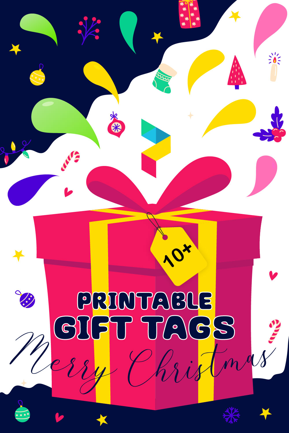 Free Gift Tags Merry Christmas