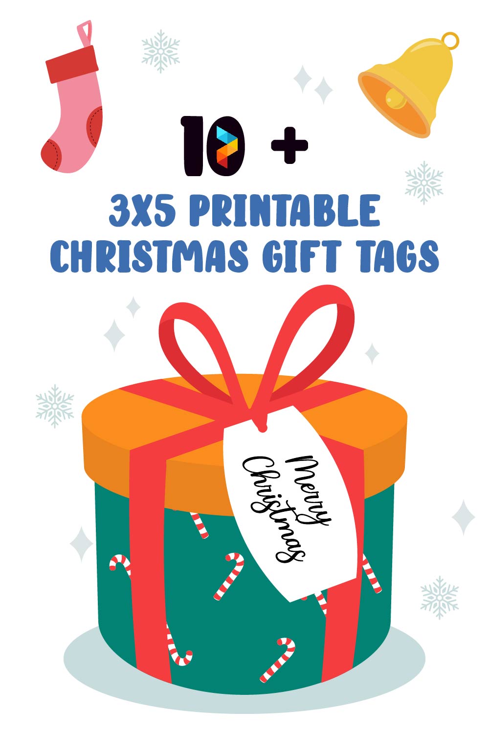3X5 Christmas Gift Tags