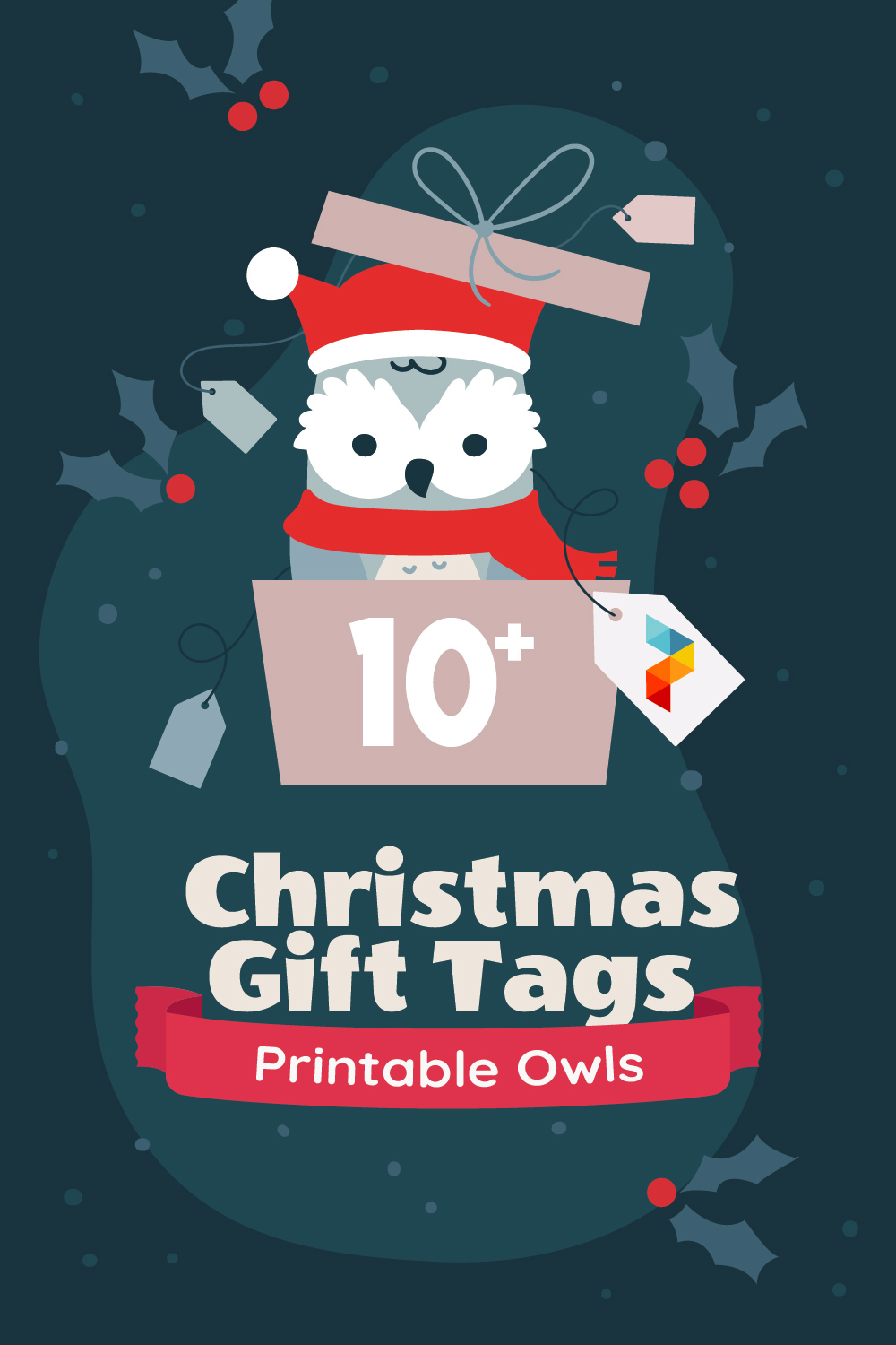 Christmas Gift Tags Owls