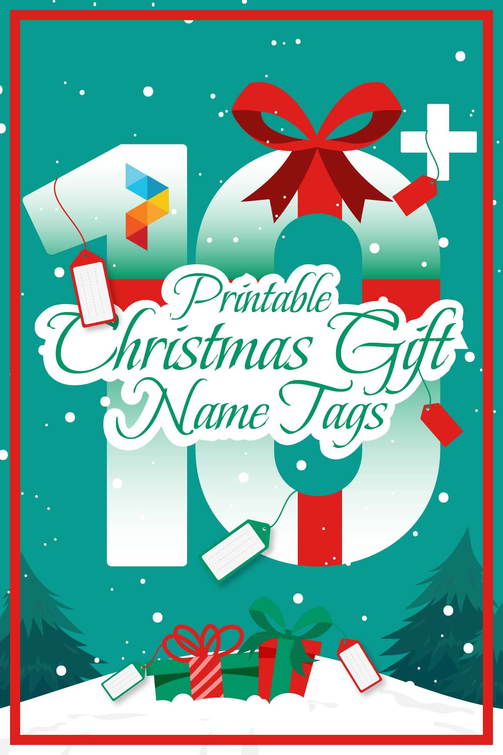 Free Christmas Gift Name Tags