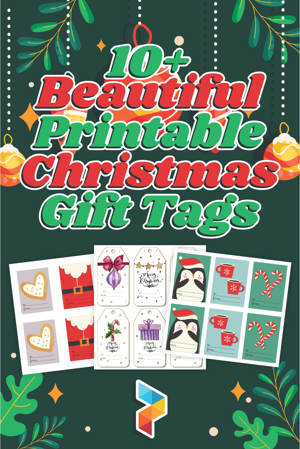 Beautiful Christmas Gift Tags