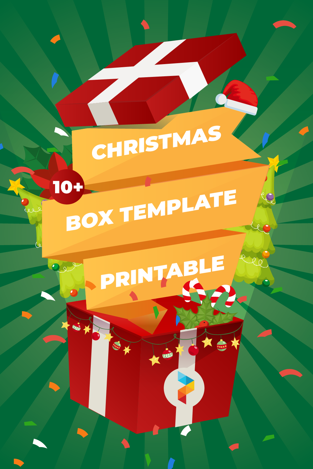 Christmas Box Template Printable