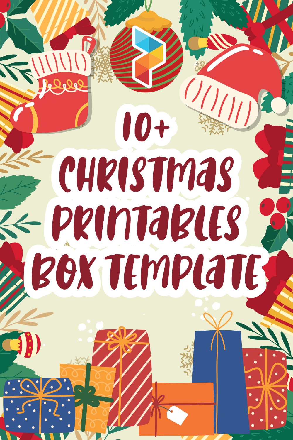 Christmas Printables Box Template