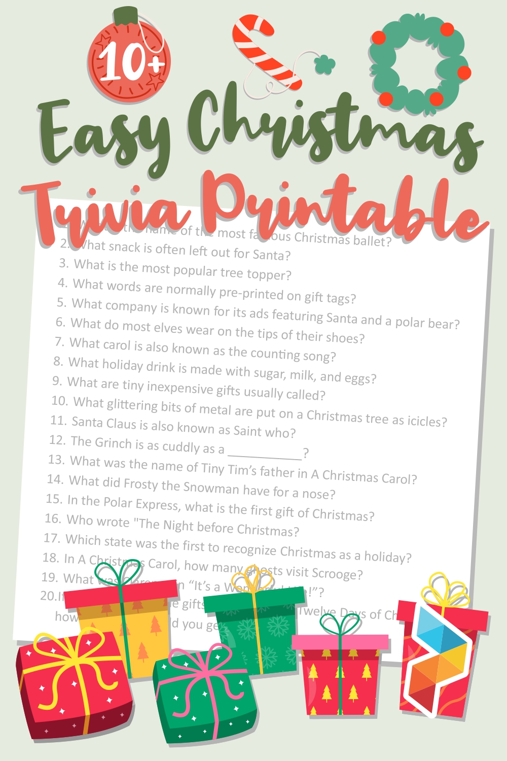 Easy Christmas Trivia