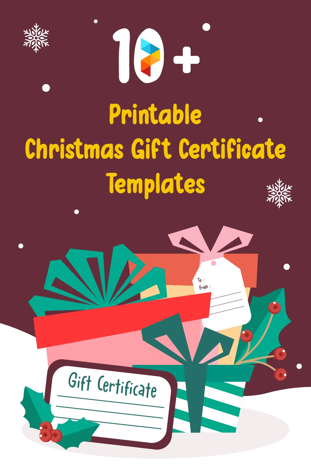 Christmas Gift Certificate Templates