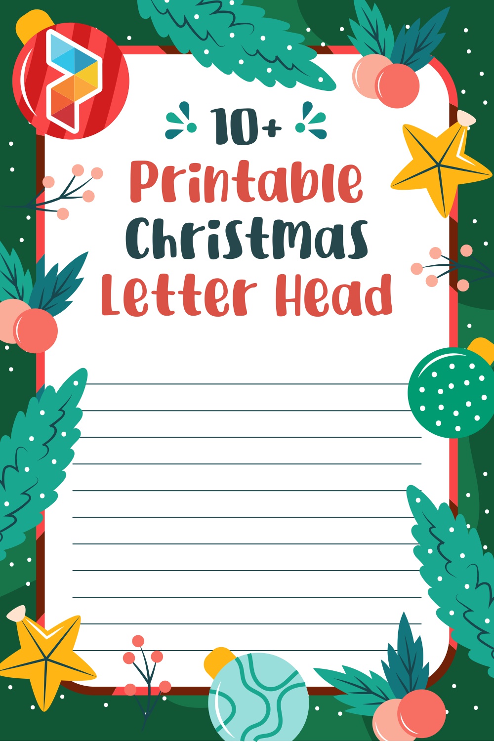Christmas Letter Head