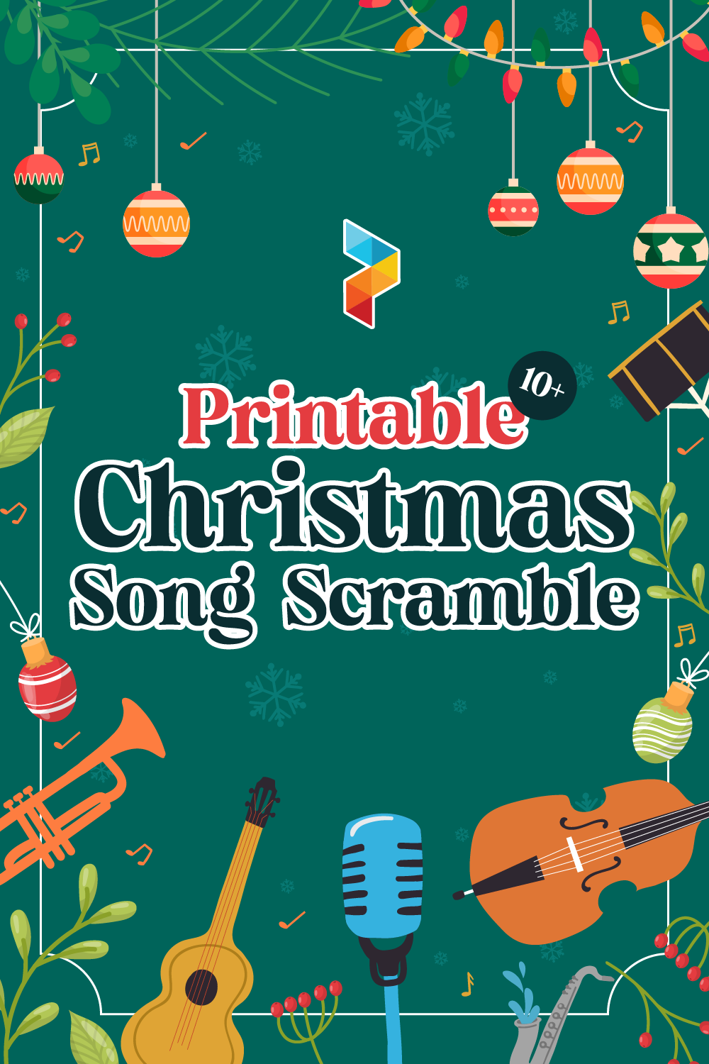 Printable Christmas Song Scramble