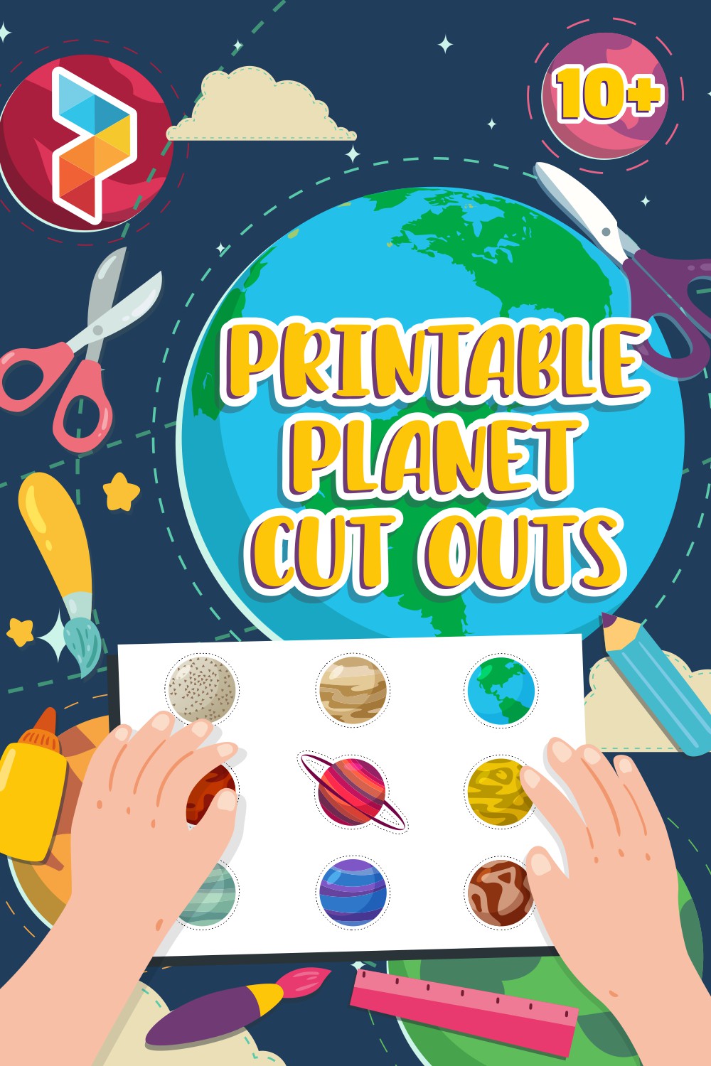 Printable Planet Cut Outs