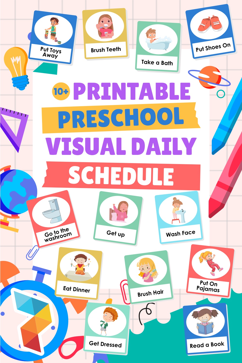 Preschool Visual Daily Schedule