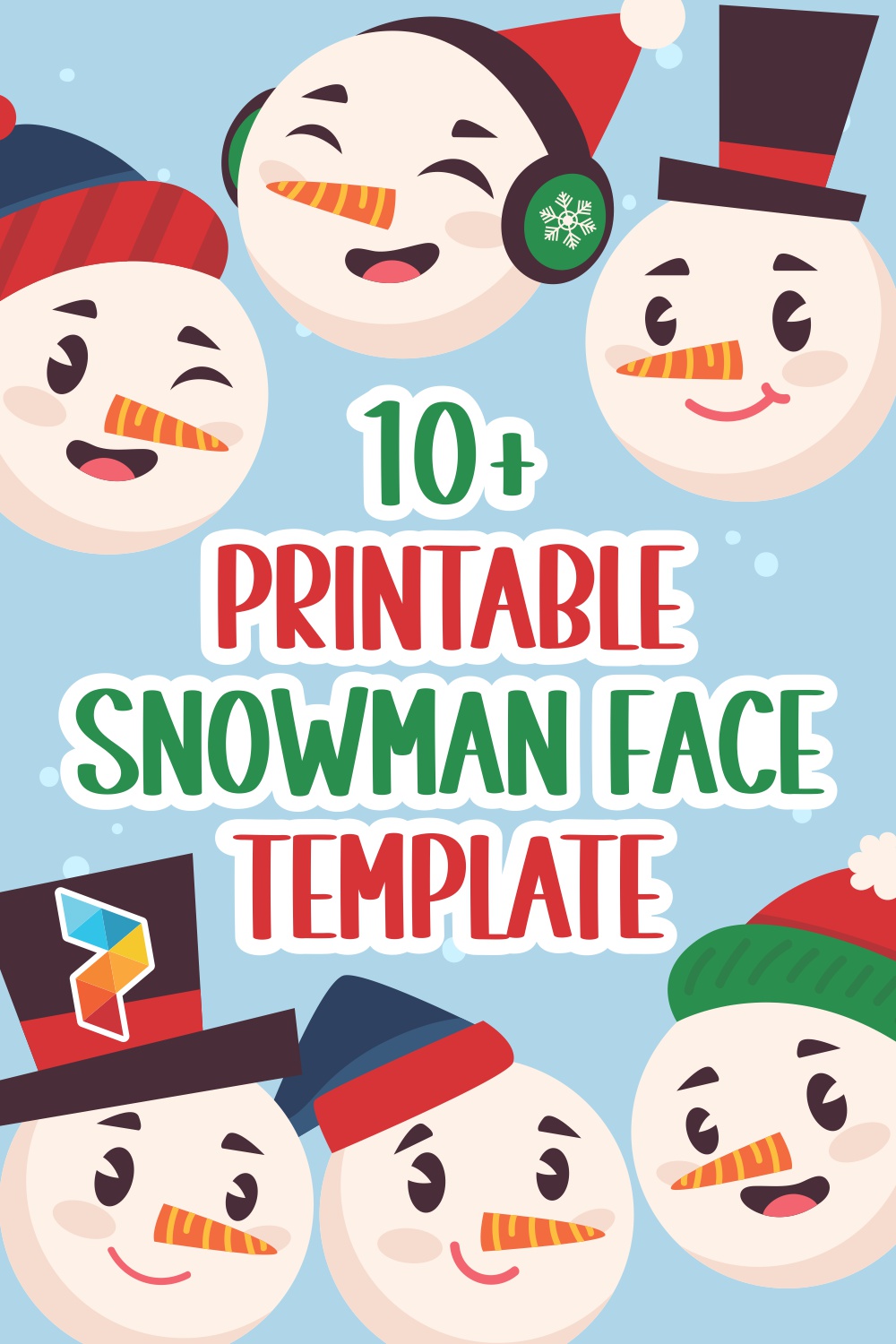 Snowman Face Template