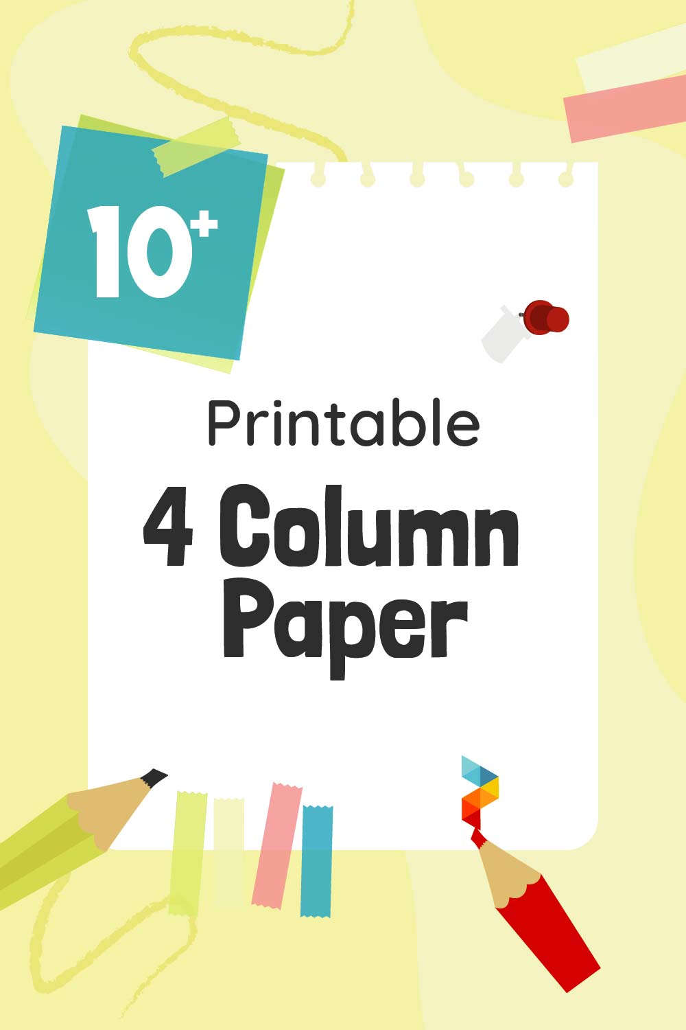 4 Column Paper