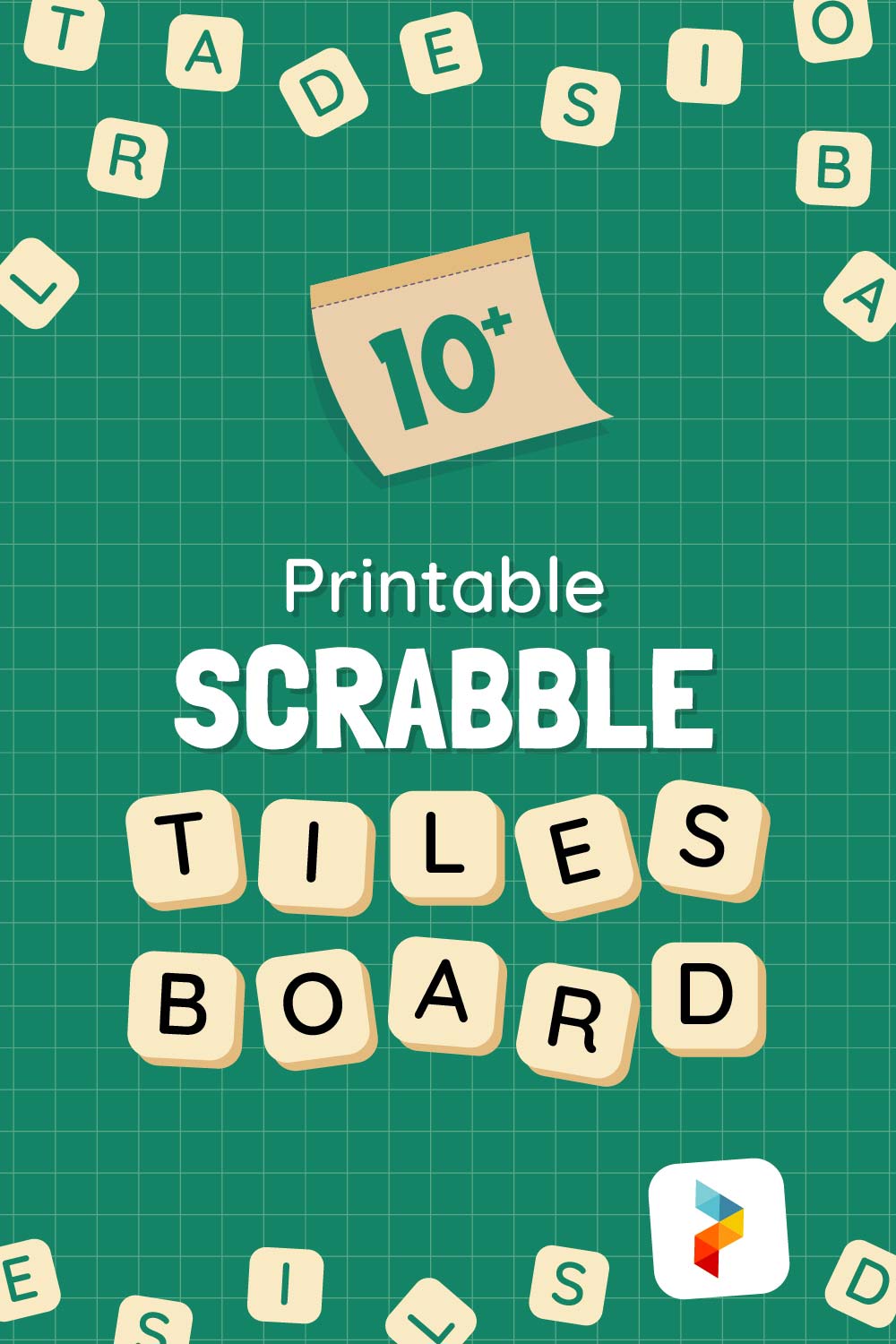 Scrabble Tiles Board