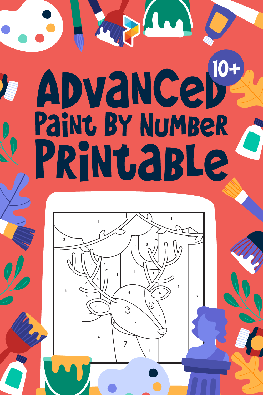 Advanced Paint By Number Printable